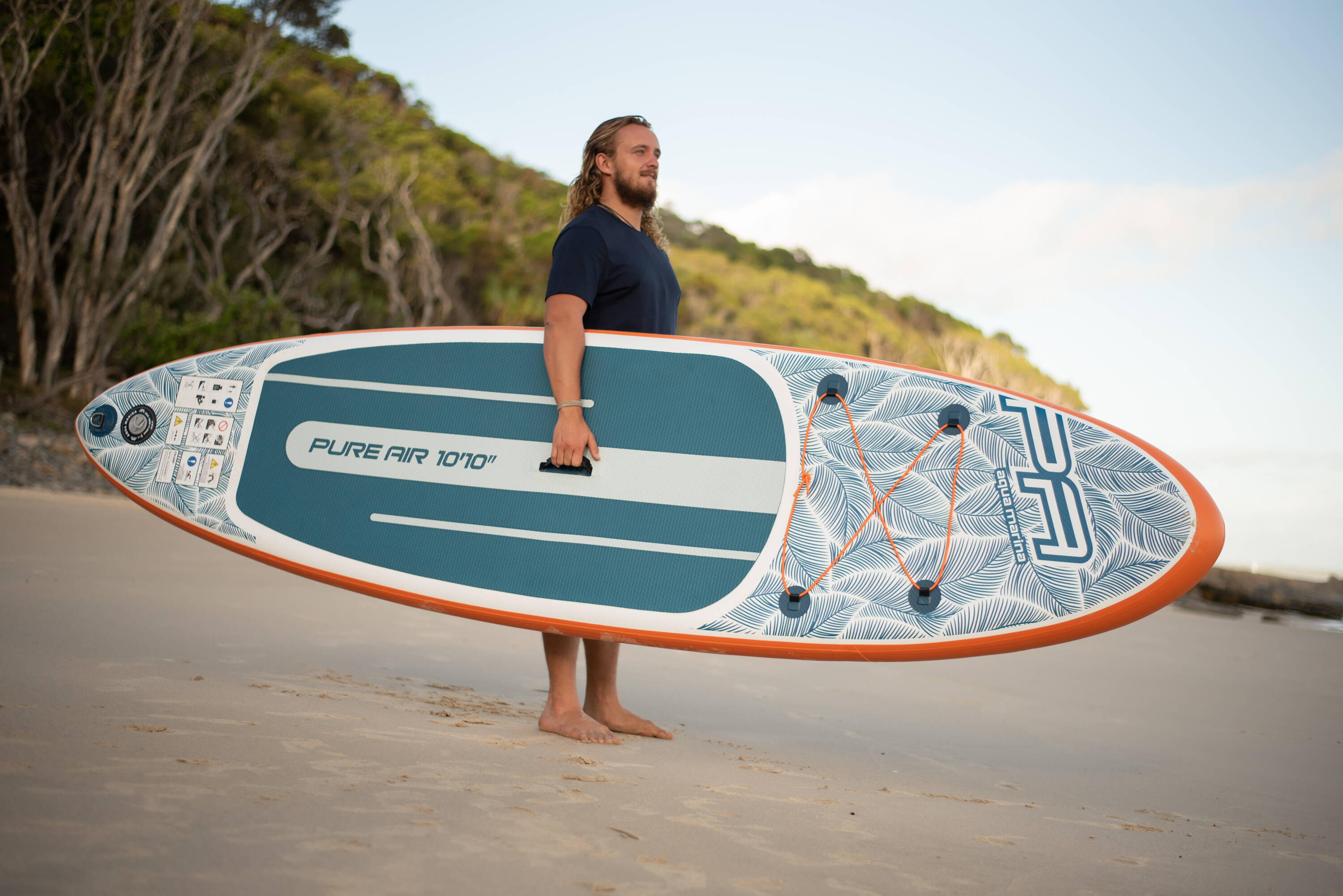Aqua Marina 10.10'' Pure Air All Round Paddleboard - Teal Blue