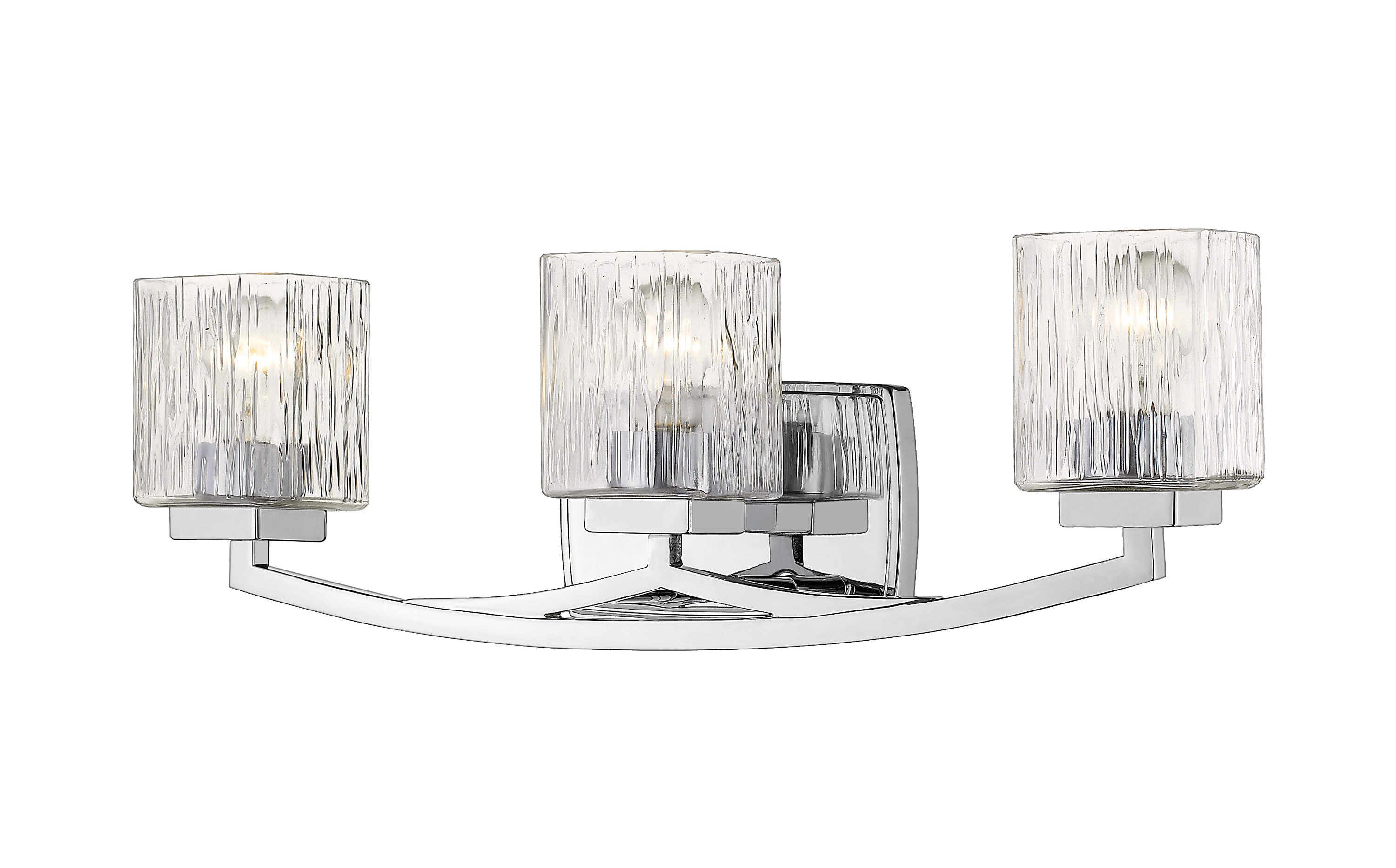 Z-Lite 1929-3V-CH Zaid 24-in 3 -Light Polished Chrome Modern/contemporary Vanity light