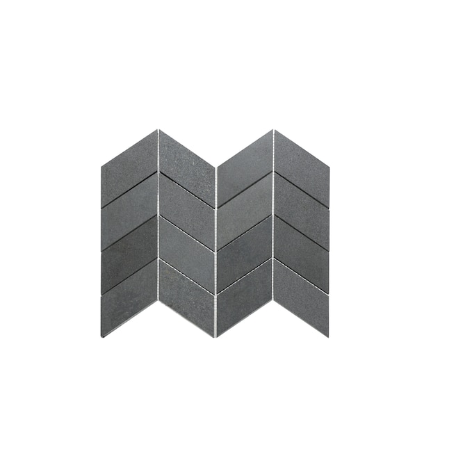 Chevron Stone Look Floor And Wall Tile, Easy Charcoal Landscapes Inc