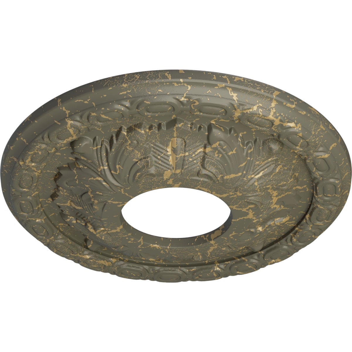 Ekena Millwork CM11LFWHC Ceiling-Medallions - View #2