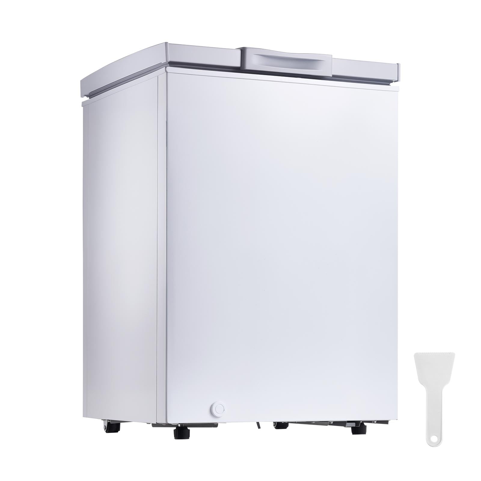 GIVIMO 3.3-cu ft Chest Freezer Compact Free-Standing Deep Freezer with 2 Removable Baskets and Adjustable Thermostat for Garage Use Energy-Saving Low-Noise in White #LW038GIVSS1183