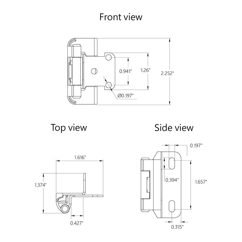 Style Selections 32133AEXLG Cabinet-Hinges - View #5