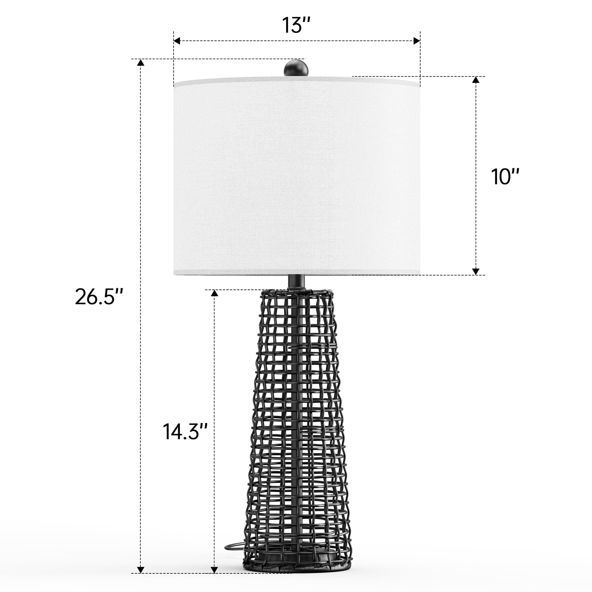 Maxax T212-BK Table-Lamps - View #4