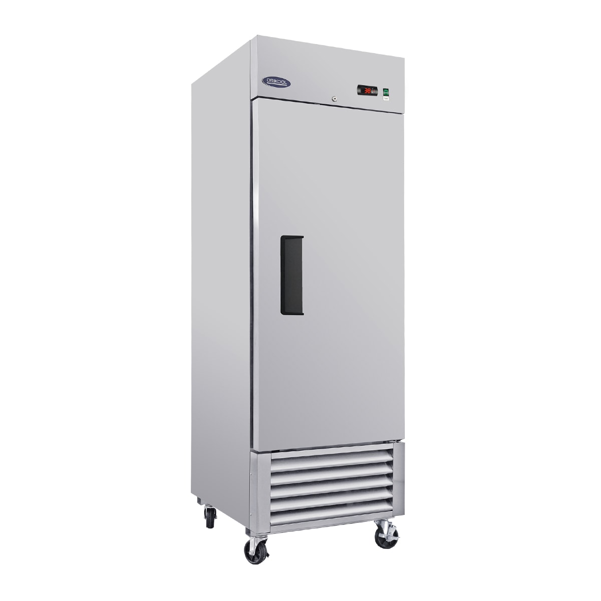 Xspracer ML-CR109 CR 23-cu ft Commercial Refrigerators 1 Stainless steel -Door Reach-In ( Sliver )