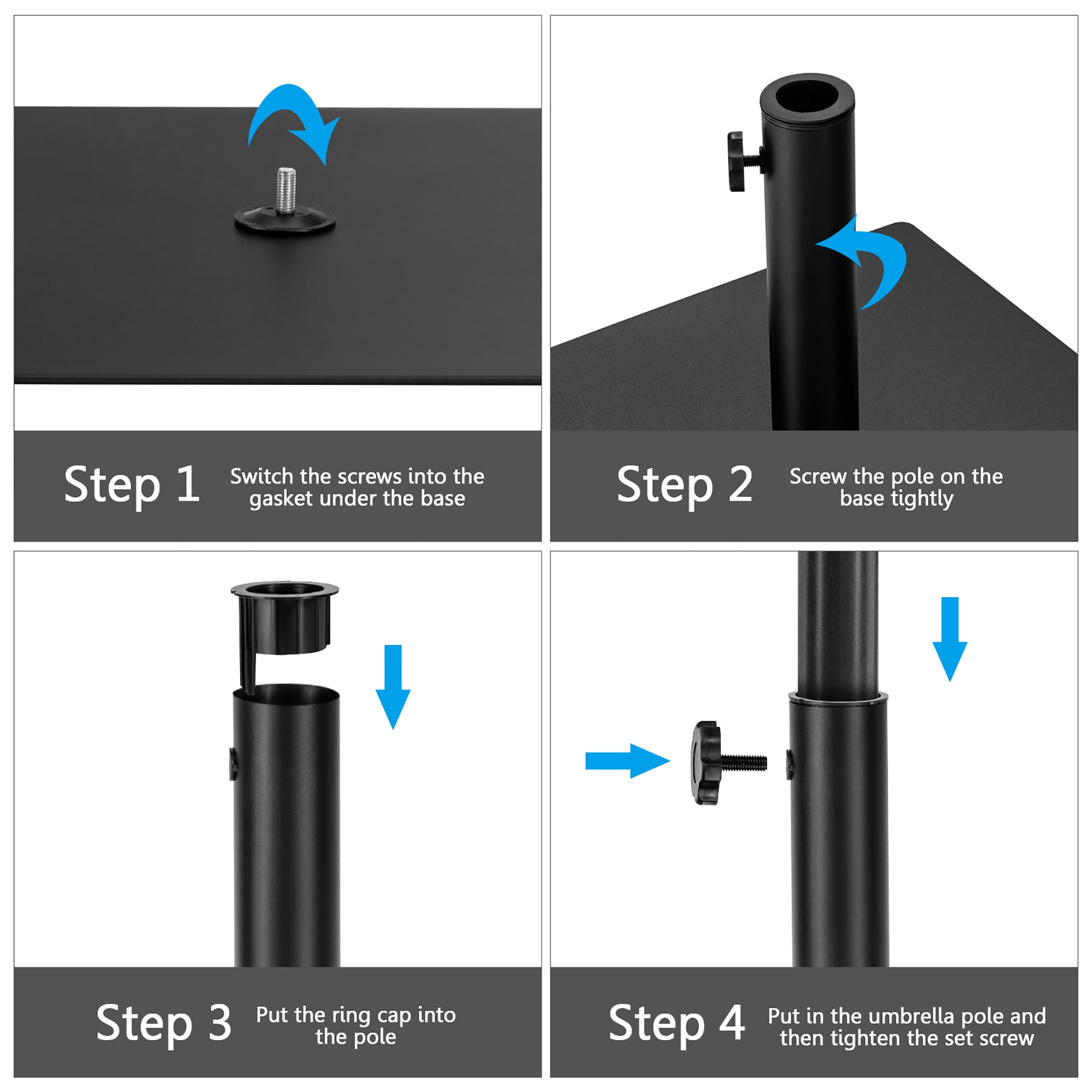 Costway JV10009 Umbrella-Bases - View #7