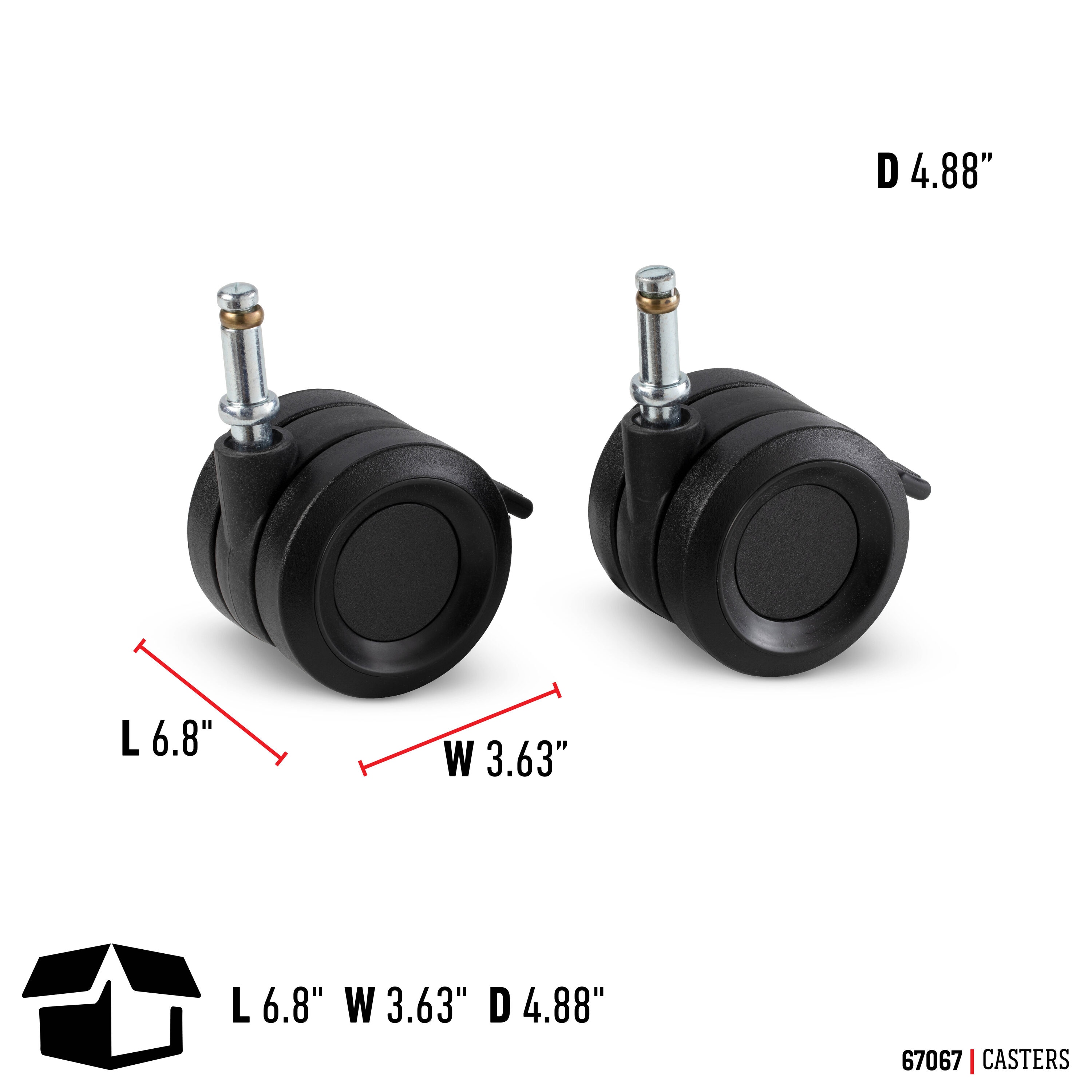 Weber 67067 casters - View #2