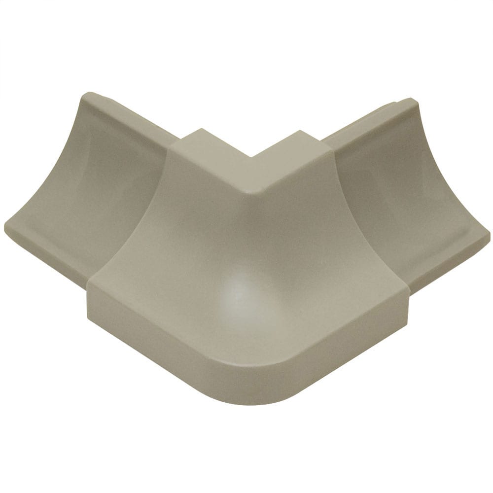 Schluter Systems A/HKW/G Dilex-HKW 1-in W x 2-in L Grey PVC Outside corner Tile Edge Trim