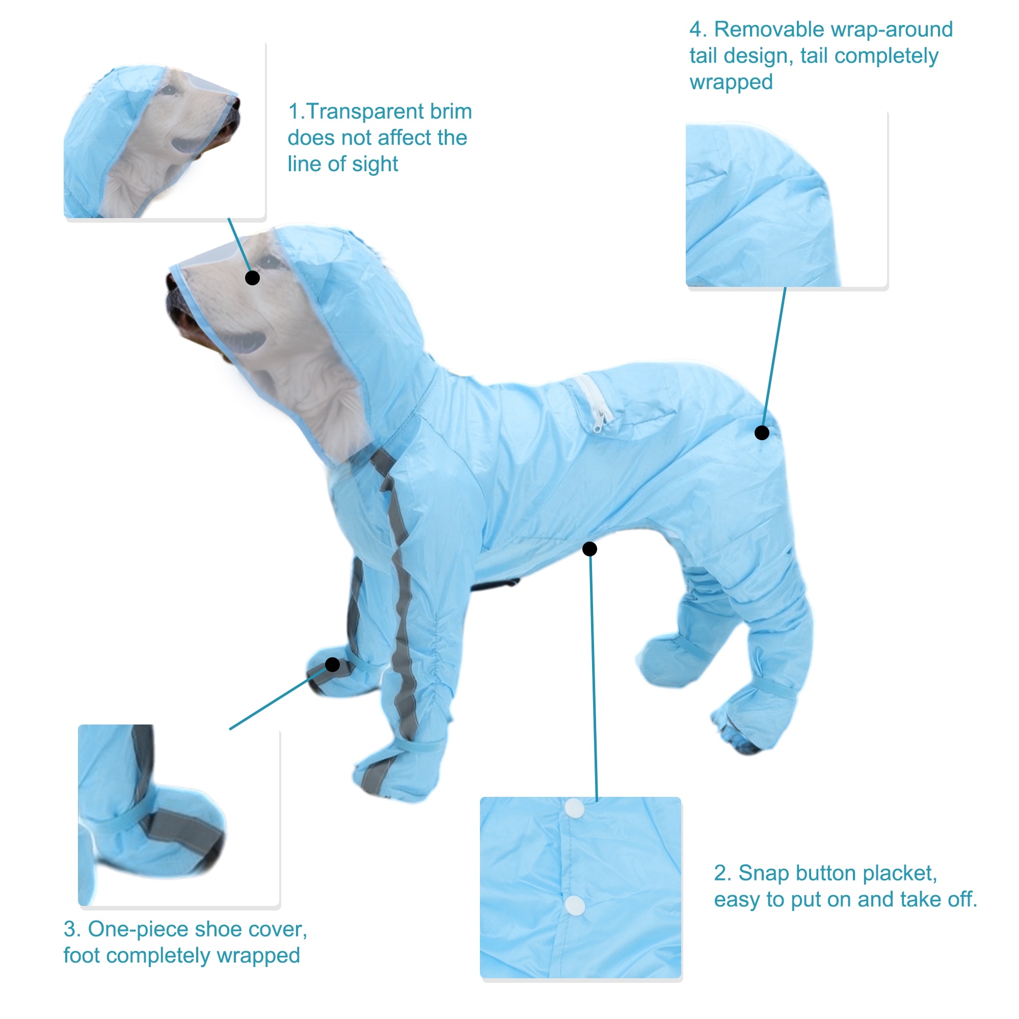 Unique Bargains S26020500UX4694 Dog-Apparel - View #3