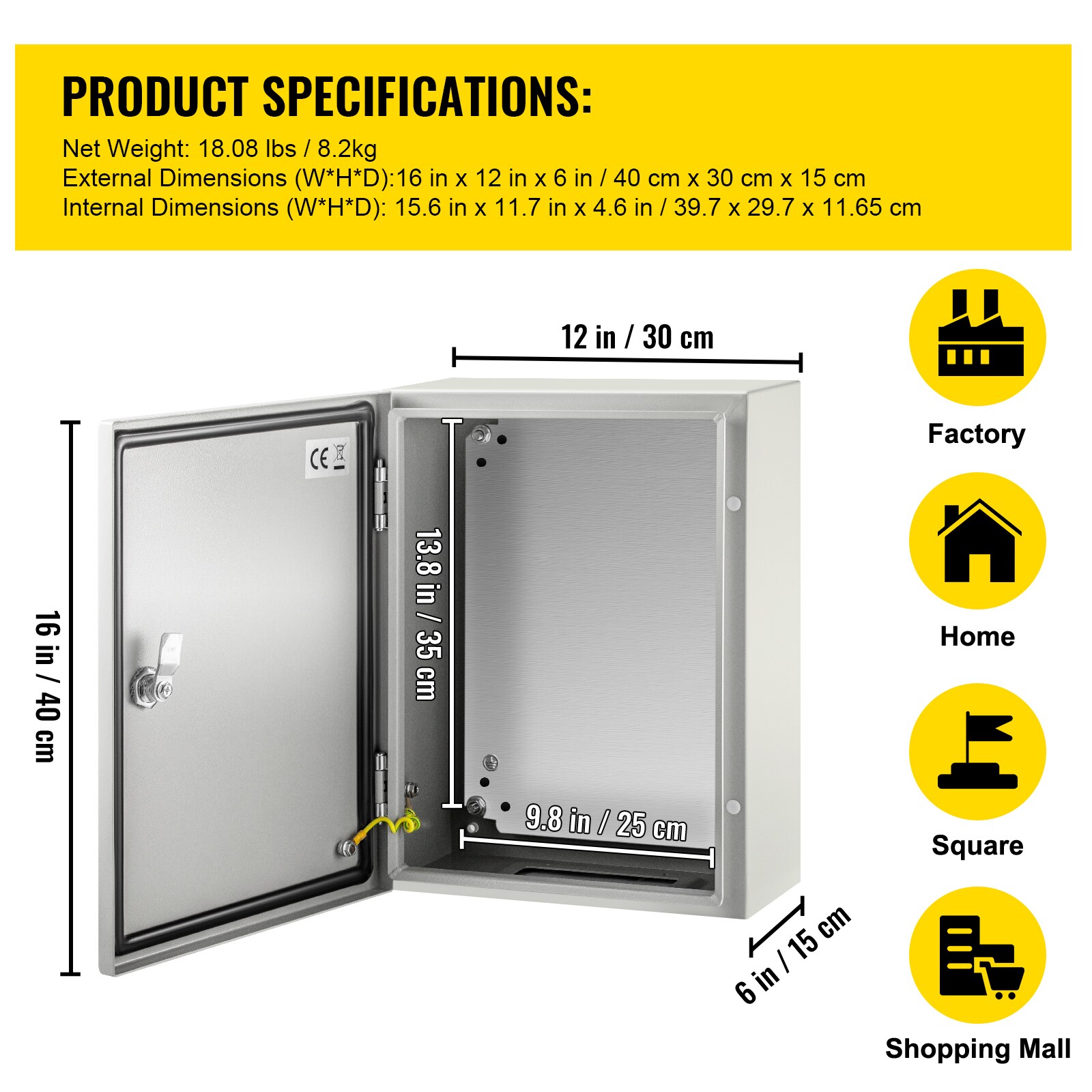 VEVOR SCDQXJSTCFS400095V0 Electrical-Box - View #7