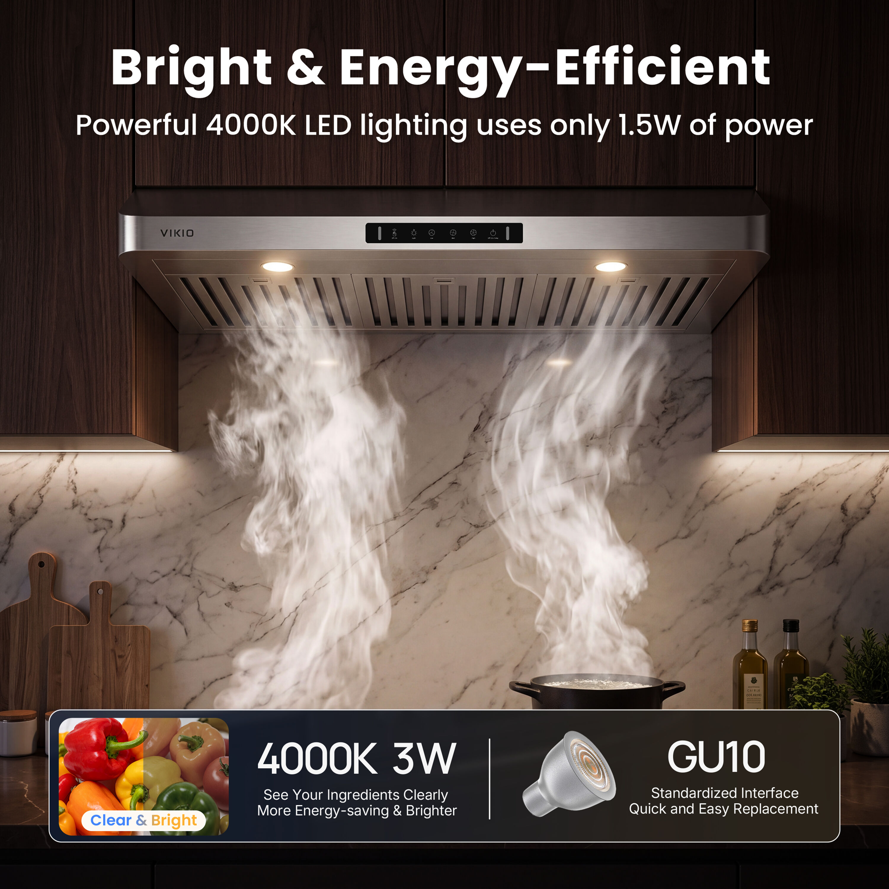 VIKIO VIKC0136S Undercabinet-Range-Hoods - View #9