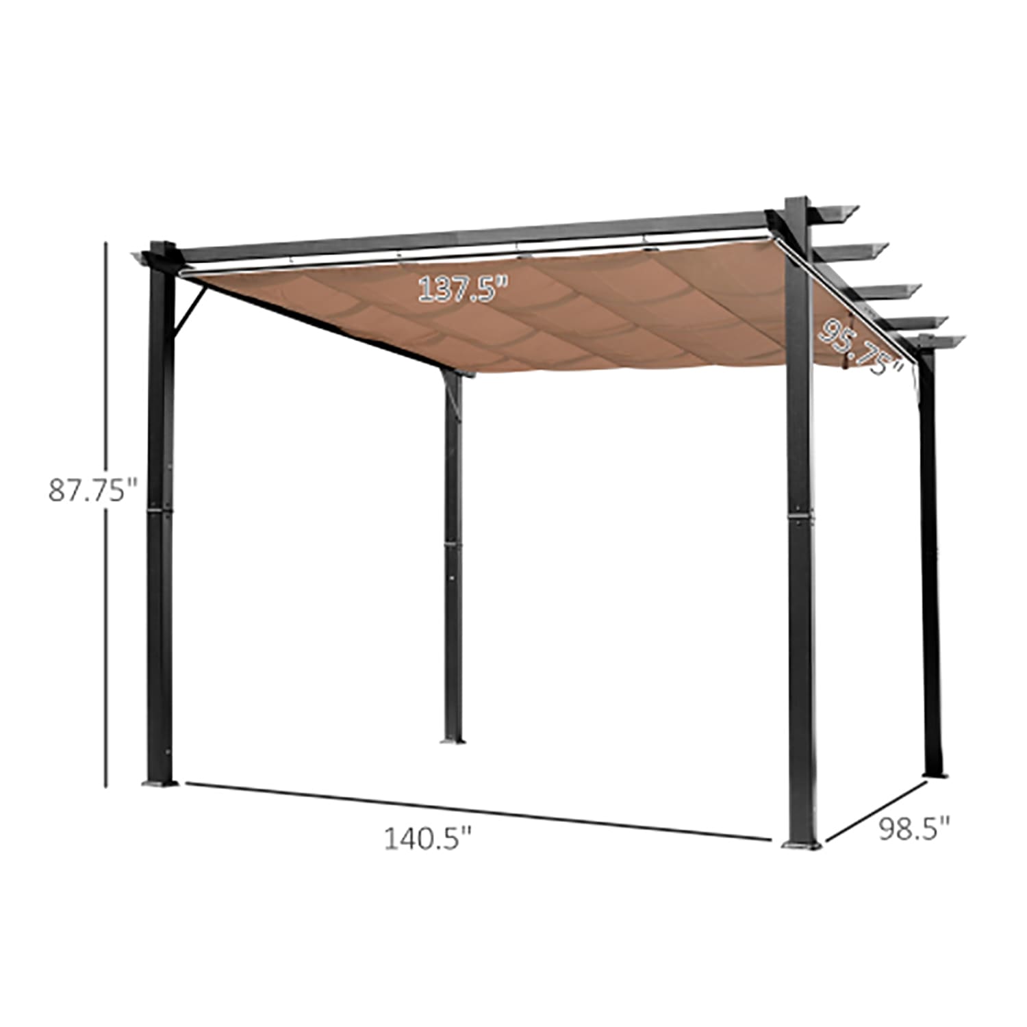 GZMR GZ-W2225G70 Wood-Resin-Gazebos - View #2