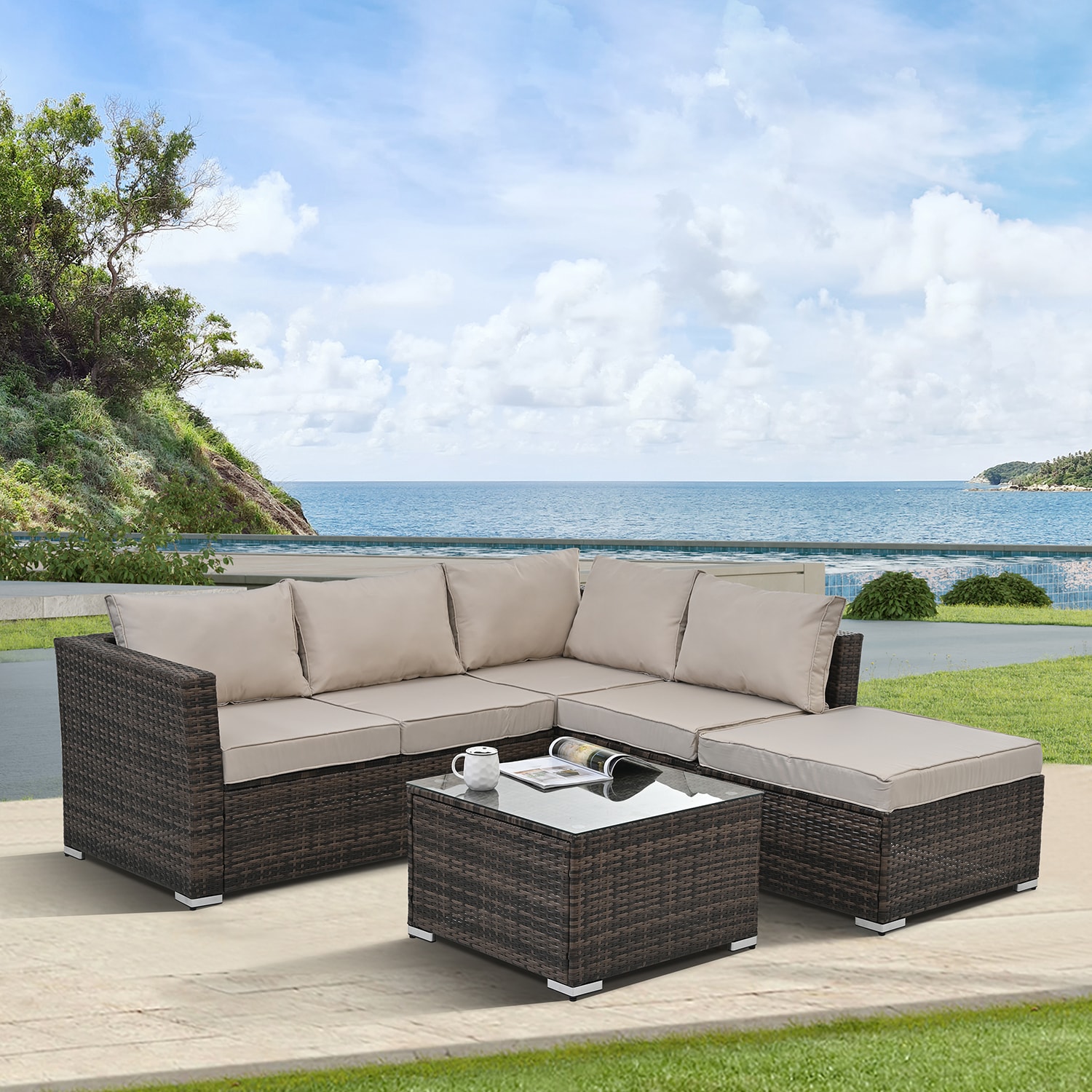 SINOFURN SYB790011BG Patio-Sofas-Daybeds - View #17