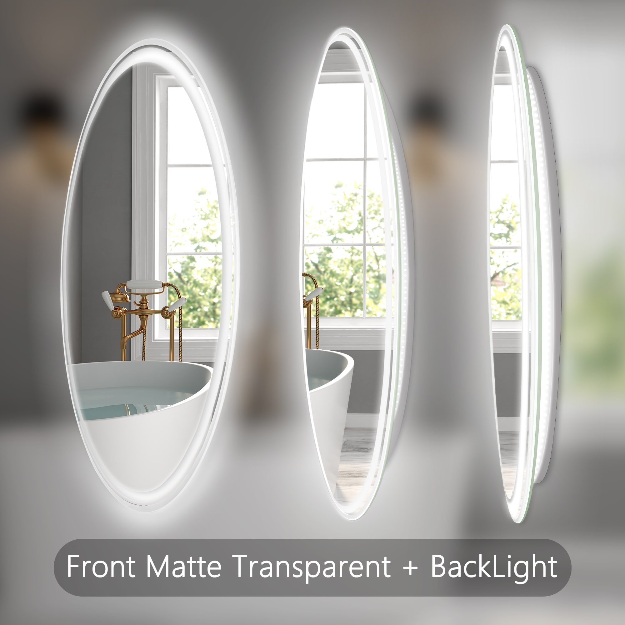 WELLFOR GLEM-67534 Framed-Bath-Mirrors - View #8