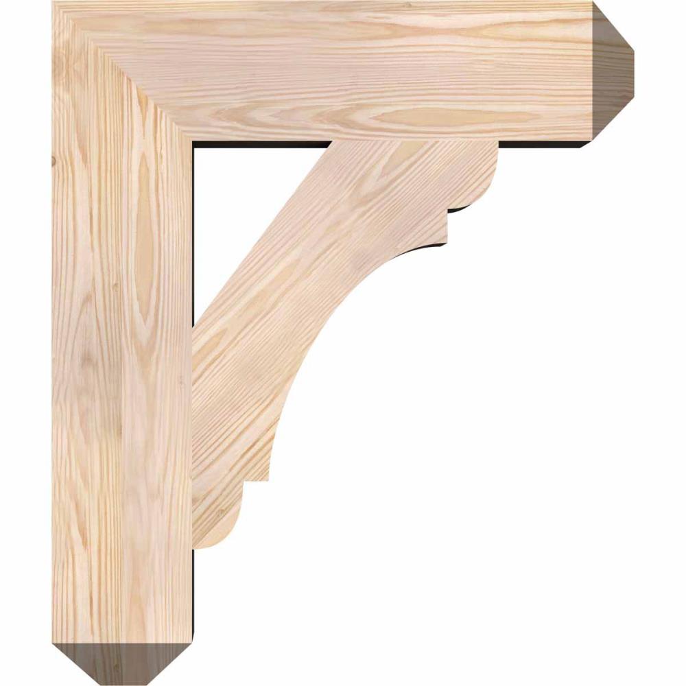 Ekena Millwork BKT06X24X28OLY04SDF Exterior-Brackets-Braces - View #3