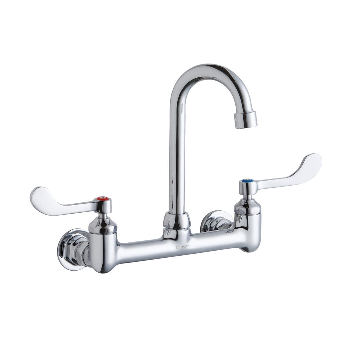 Elkay LK940GN04T4H Chrome Single Handle Wall-mount Commercial Kitchen Faucet