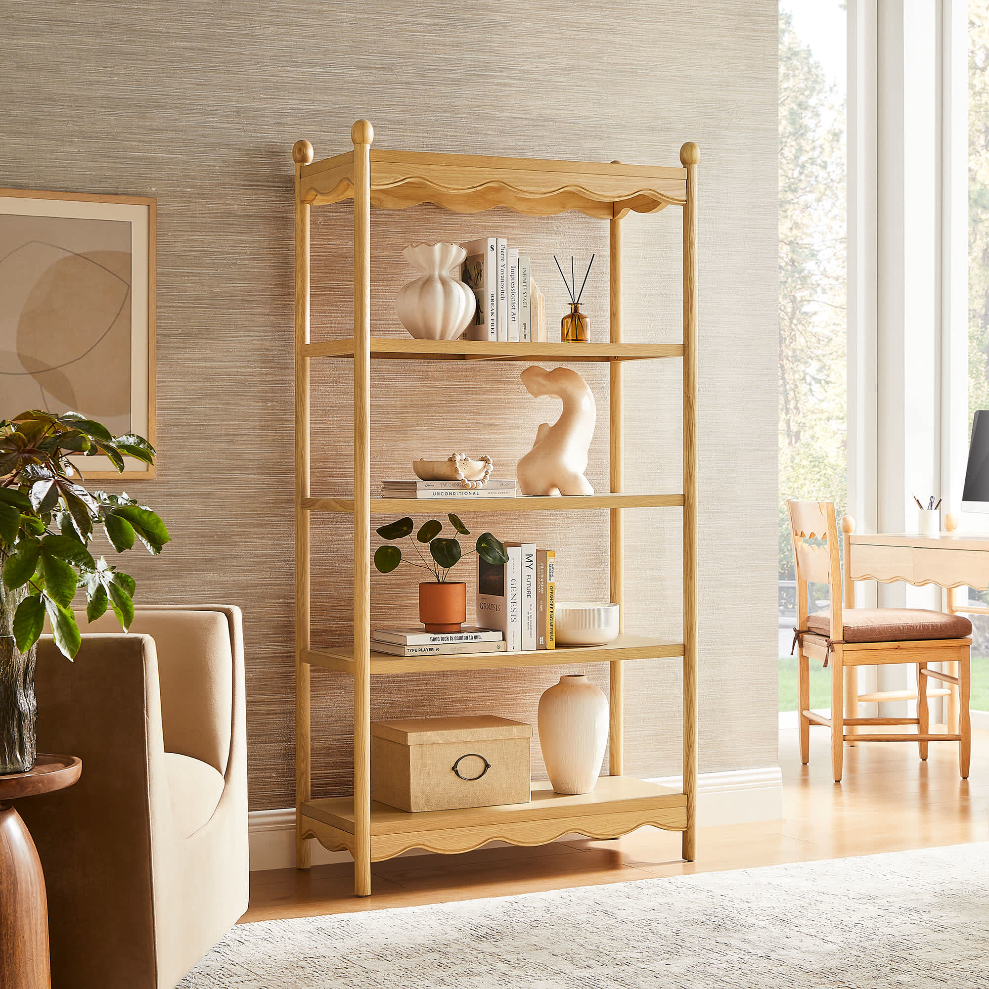 Modway EEI-7793-OAK bookcases - View #4
