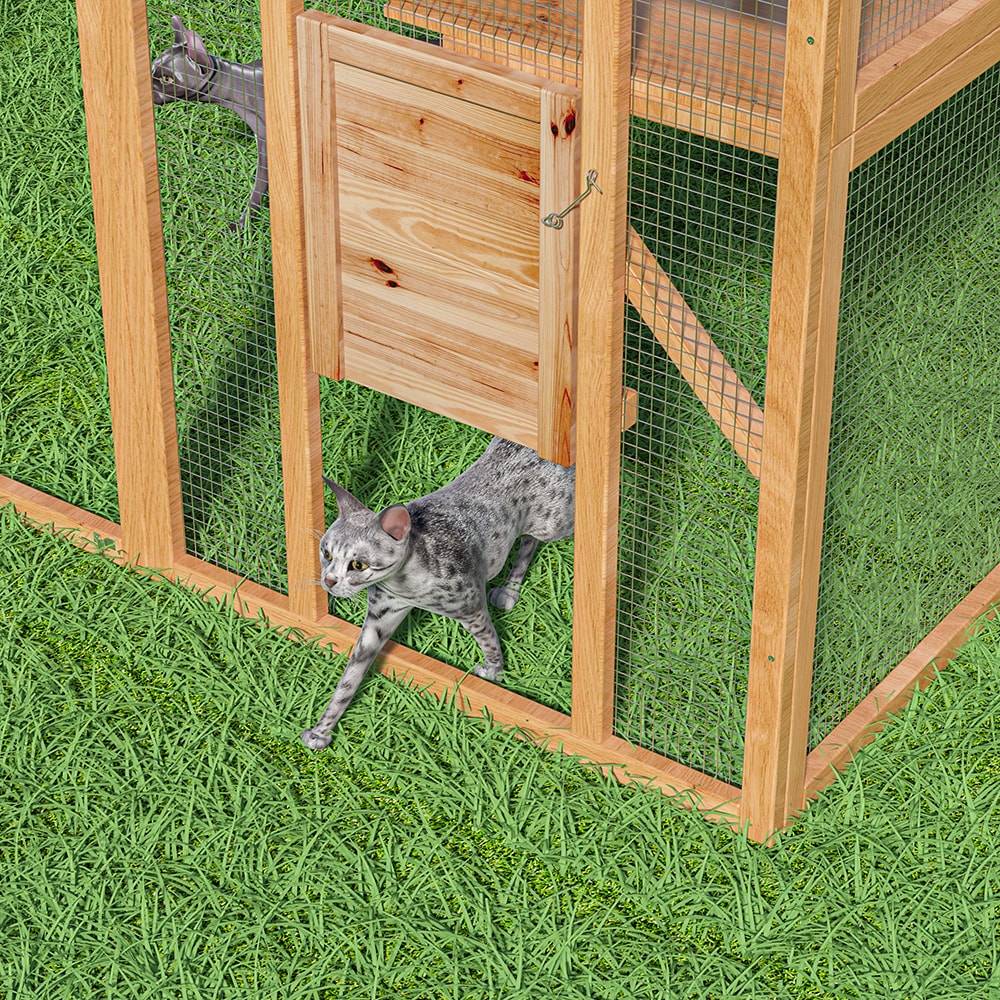 Homsee C-KF150158-07-AB Chicken-Coops-Rabbit-Hutches - View #7