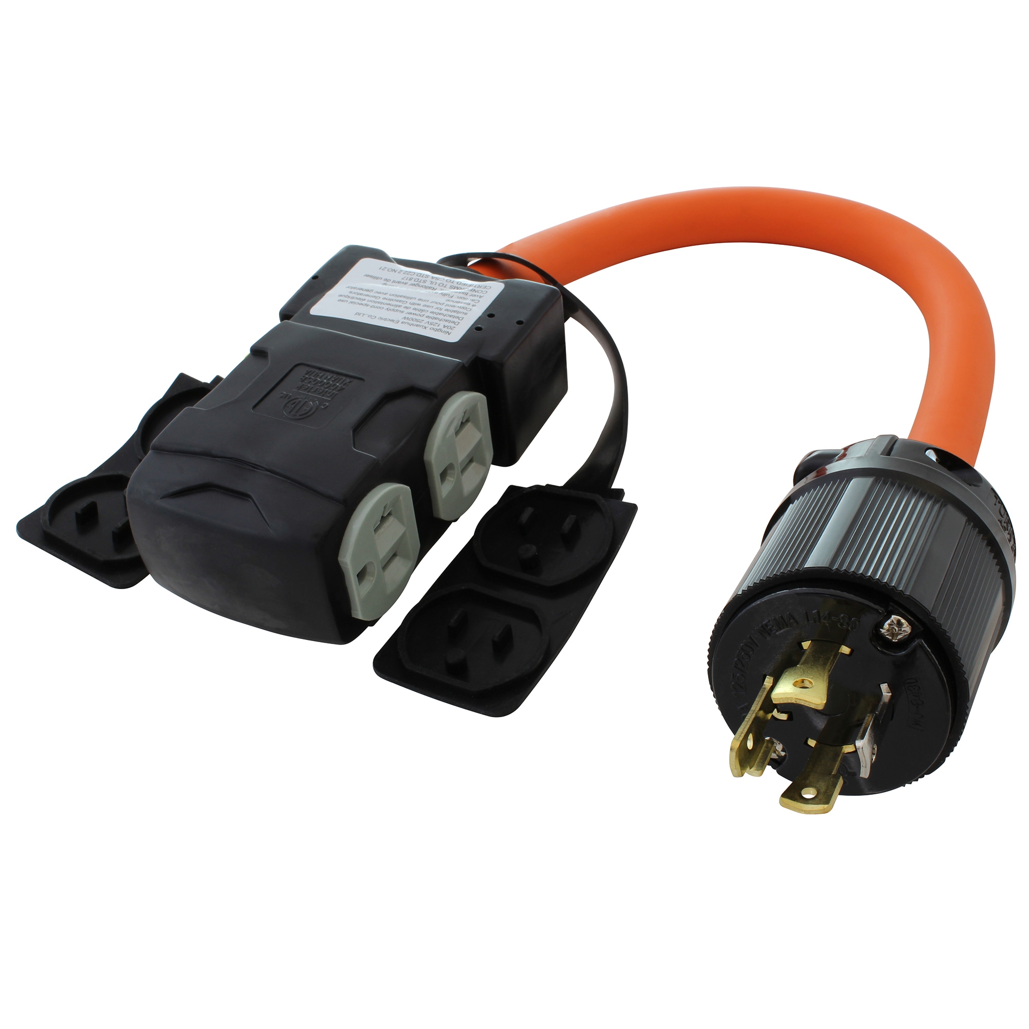 USW Twist-to-Lock Multiple Outlet Adapter