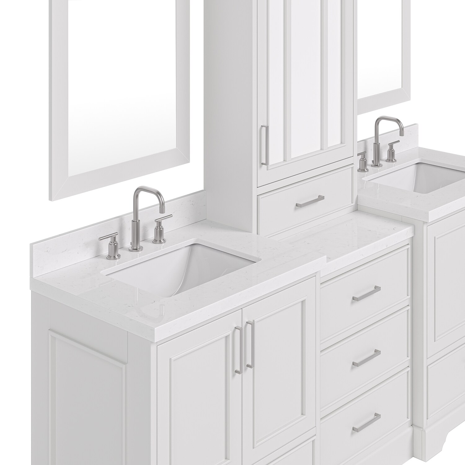 ARIEL M085DCQRWHT Bath-Vanity-Combo - View #10