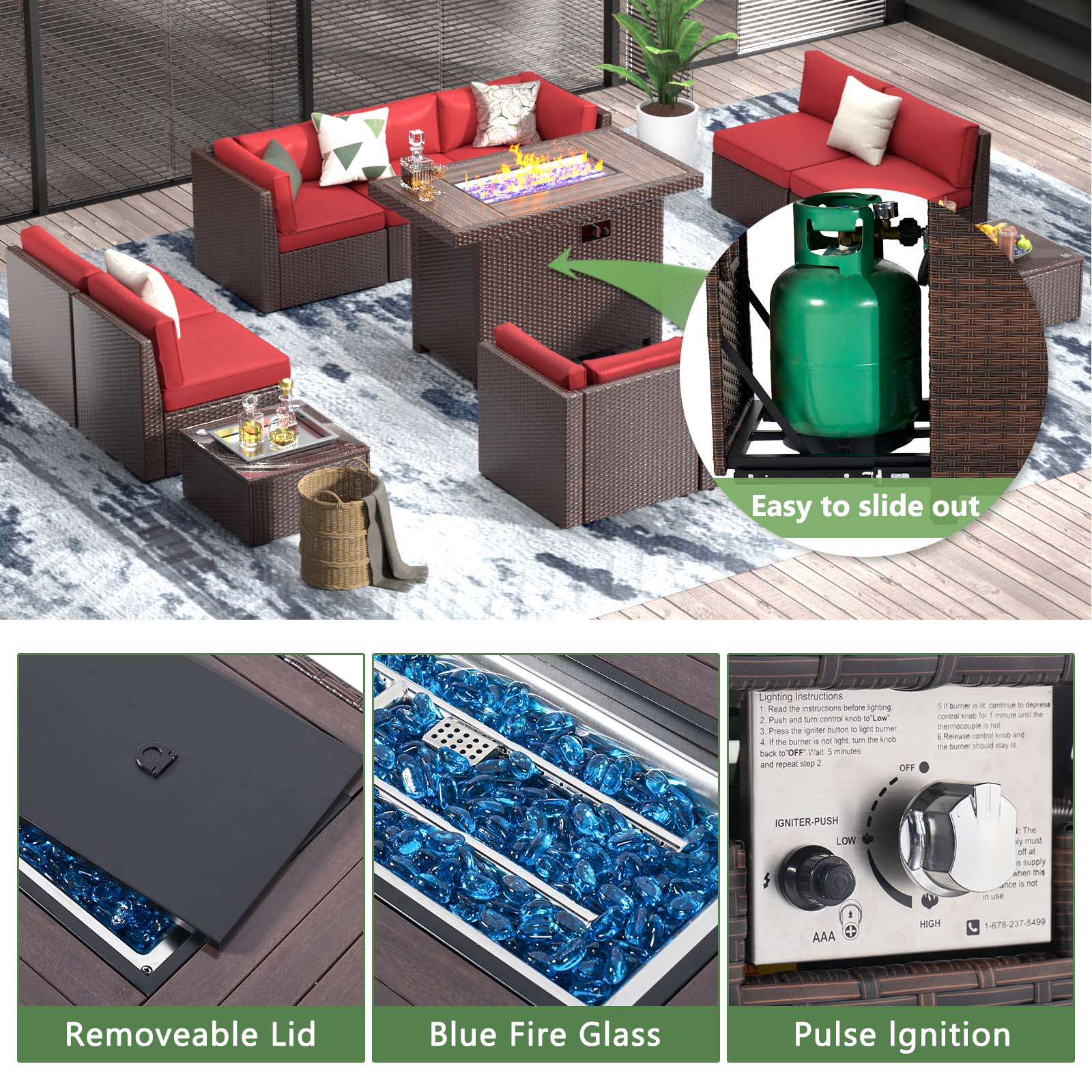 Bapipro BP3910R06 Patio-Conversation-Sets - View #4