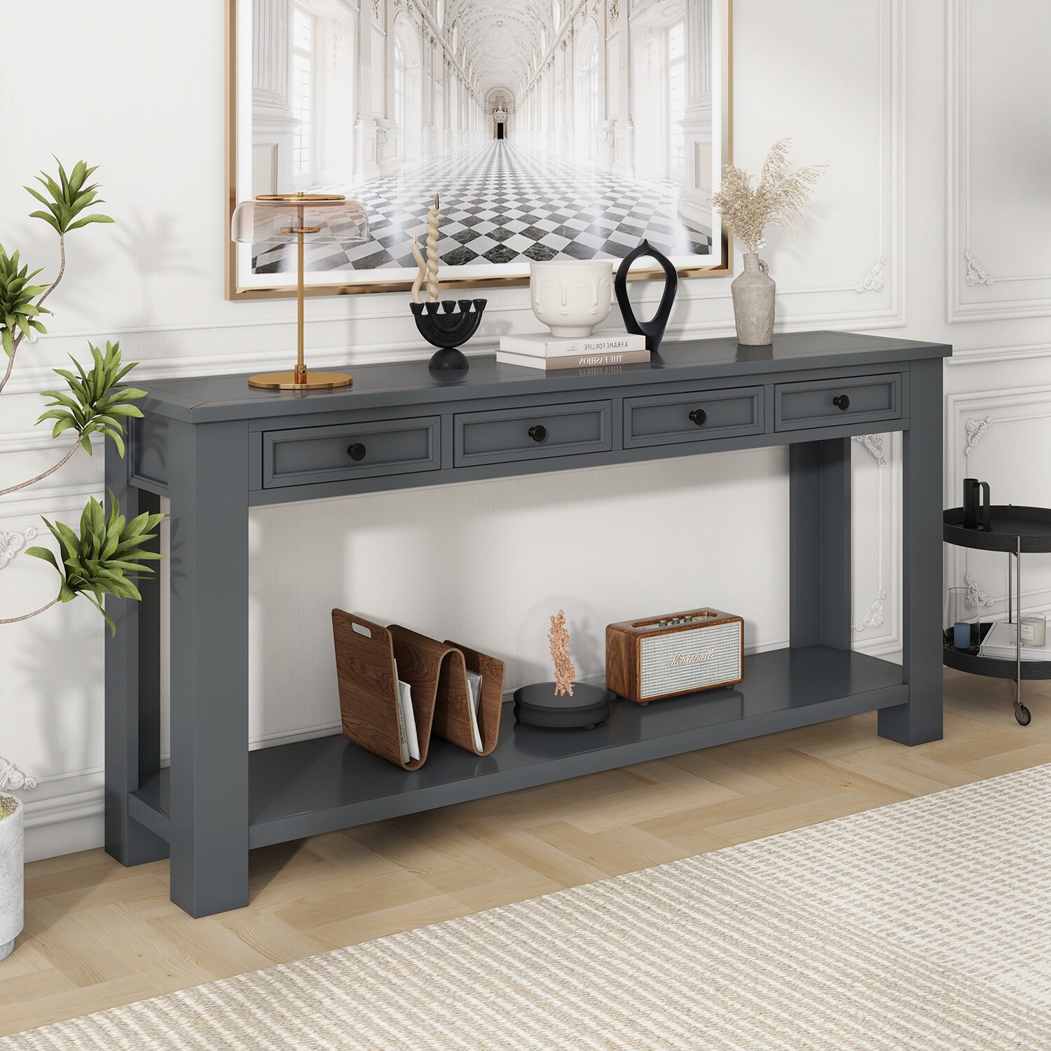 SINOFURN SYA020138GY Console-Sofa-Tables - View #5