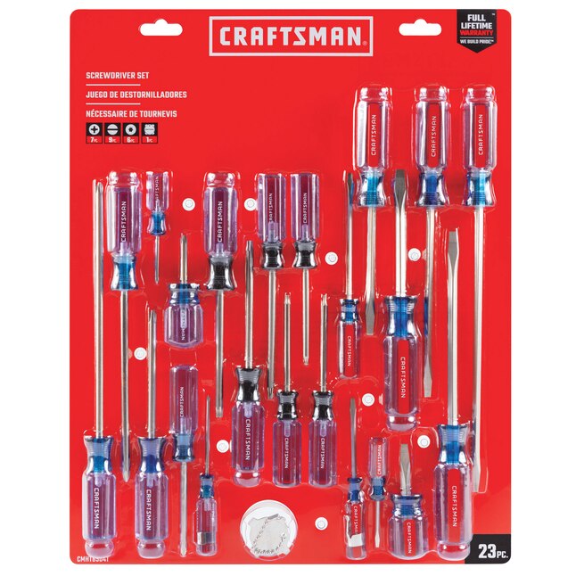 CRAFTSMAN 23-Piece Acetate Handle Screwdriver Set CRAFTSMAN 23-Piece Acetate Handle Screwdriver Set
