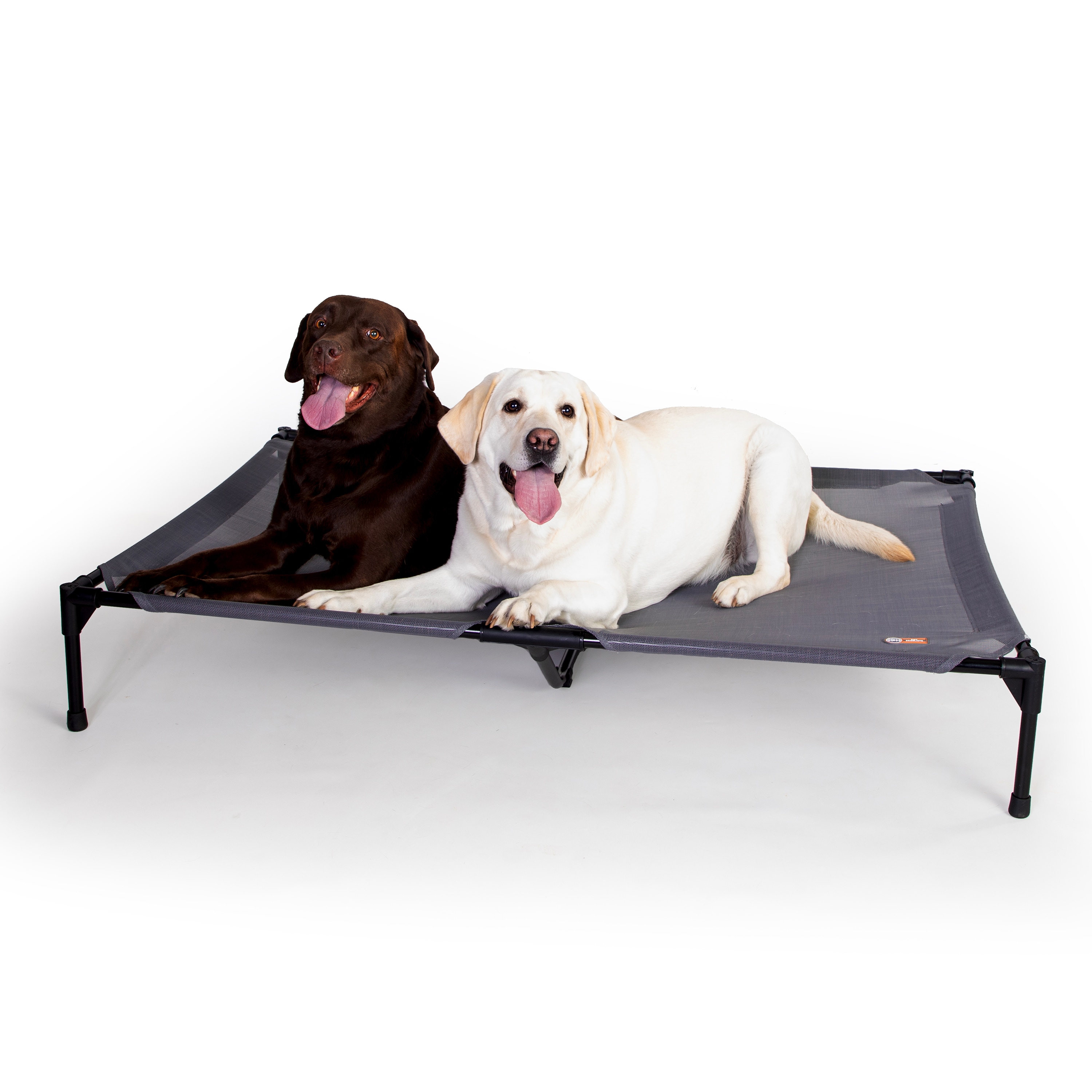 K&H Pet Products - Rectangular Gray Polyester Outdoor Dog Bed ( Extra Large)