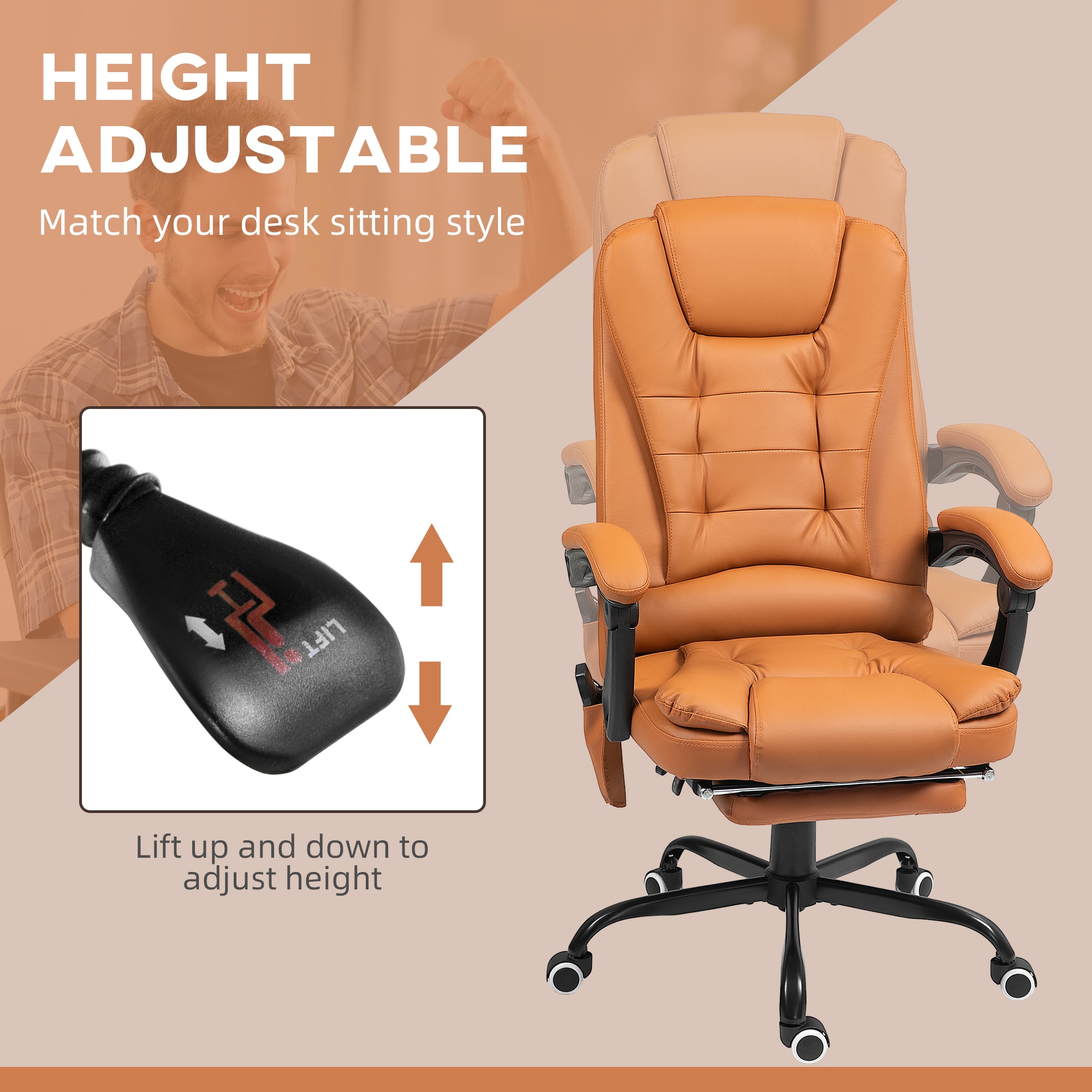 Vinsetto 921-342V81LR Office-Chairs - View #4