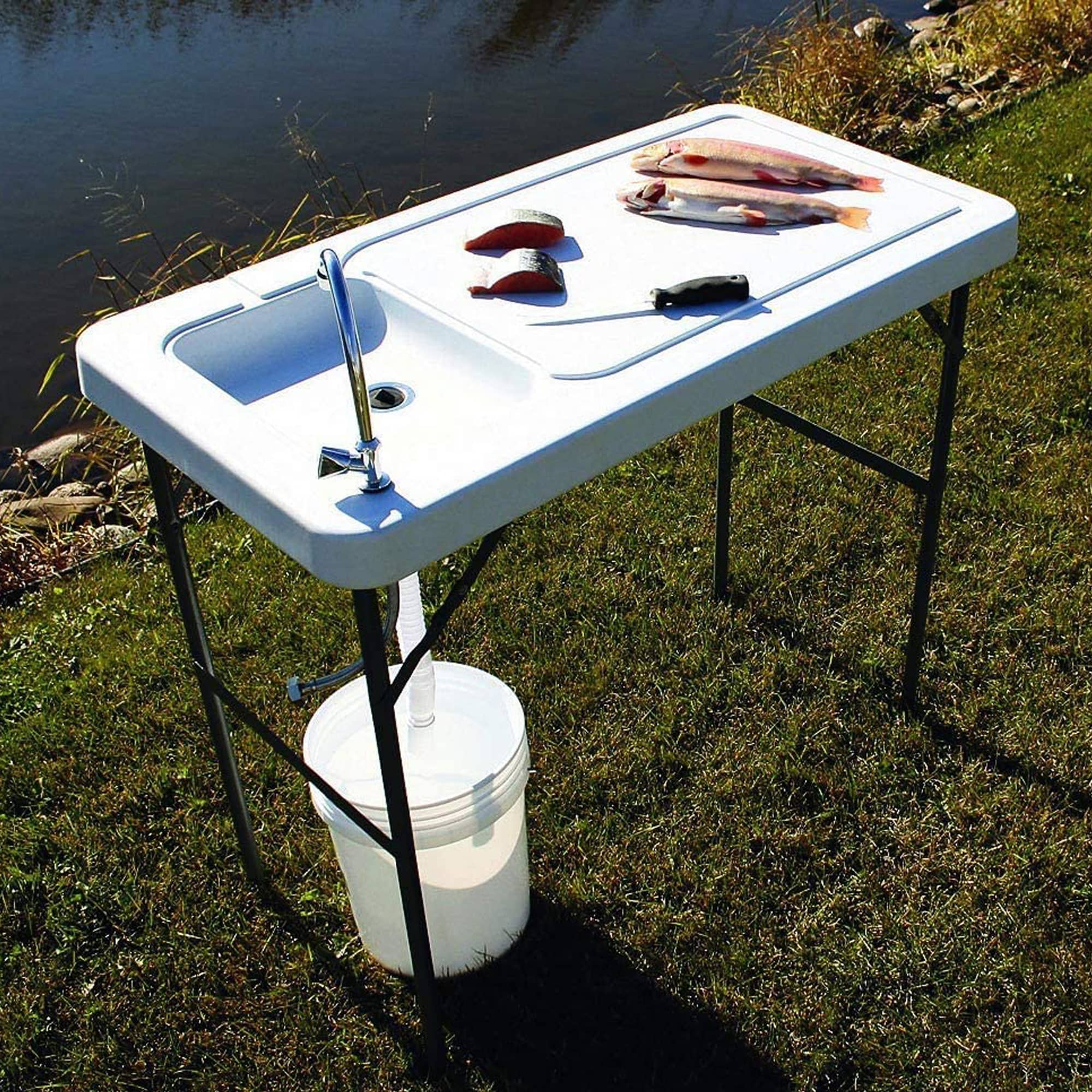 Gaierptone Folding Camping Table Outdoor Picnic Table Portable