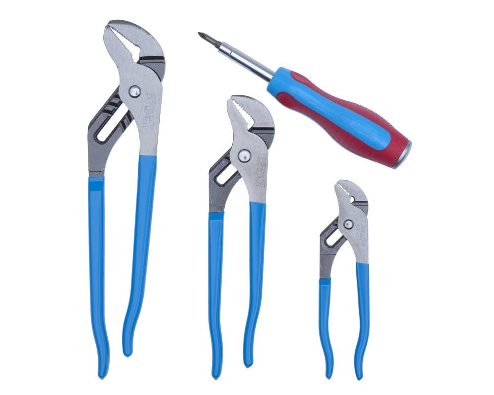 CHANNELLOCK 3 pc. Straight Jaw Tongue and Groove Set with 6-in-1