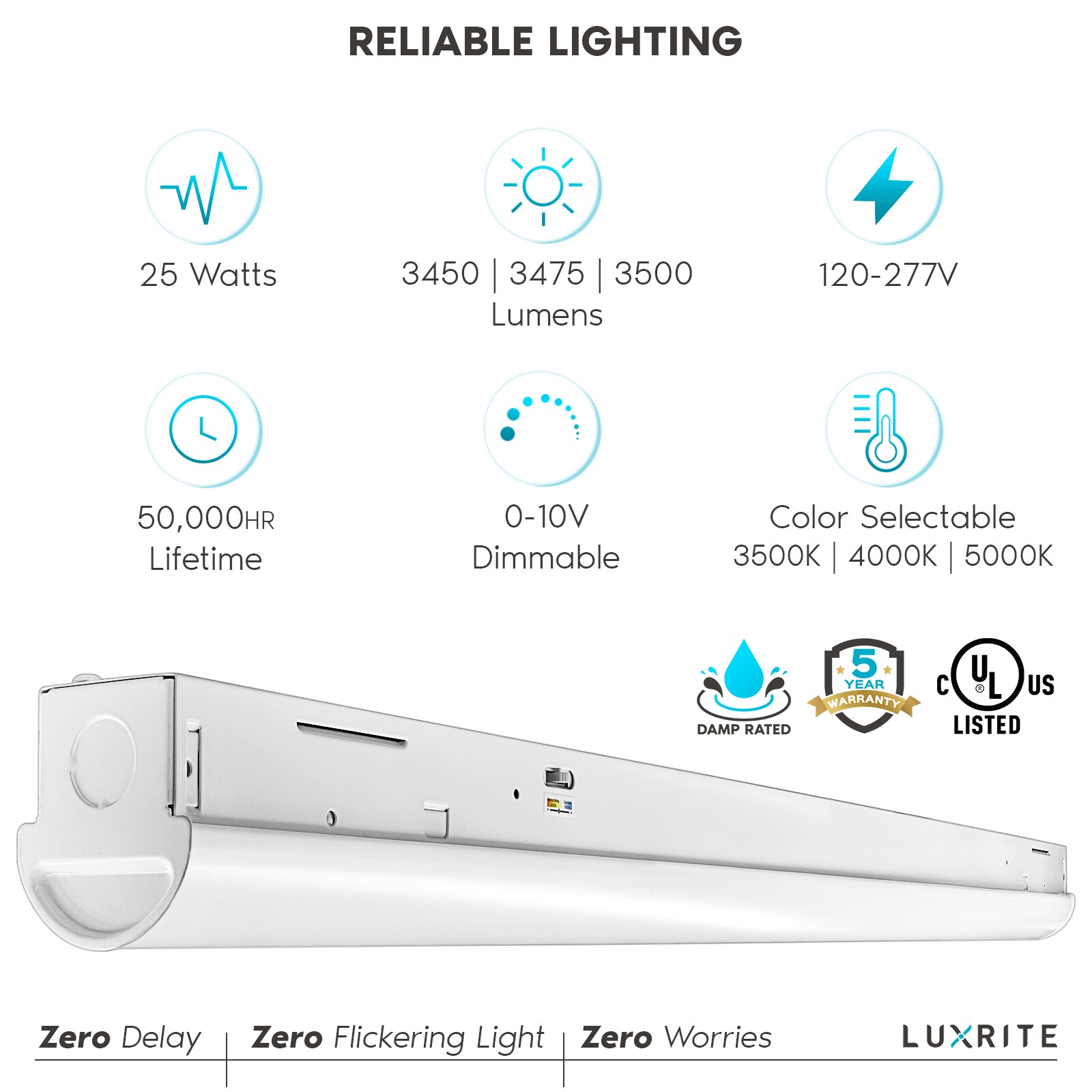 3x Spot LED Intégrés dimmable XANLITE lumière blanc neutre, prix malin