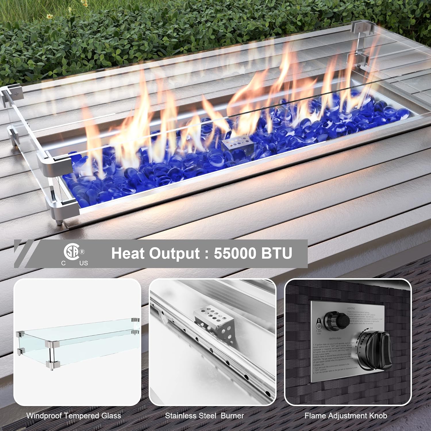ALAULM LS-A2BC+1-GREY Patio-Conversation-Sets - View #4