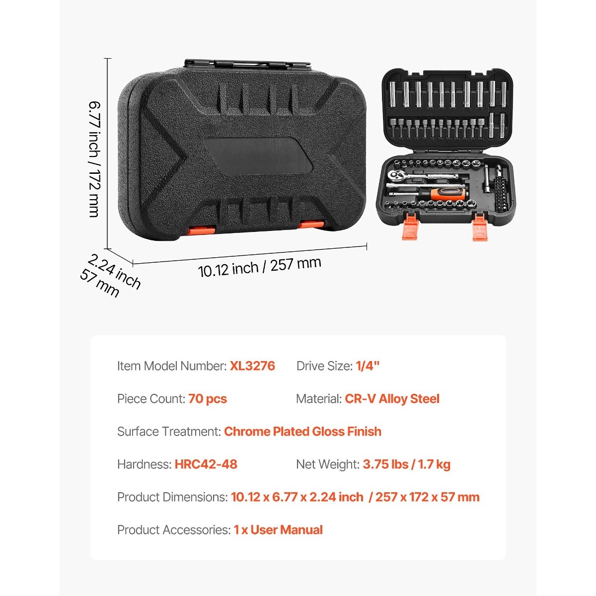 Tooliom D01027RNQ86 Socket-Sets - View #2