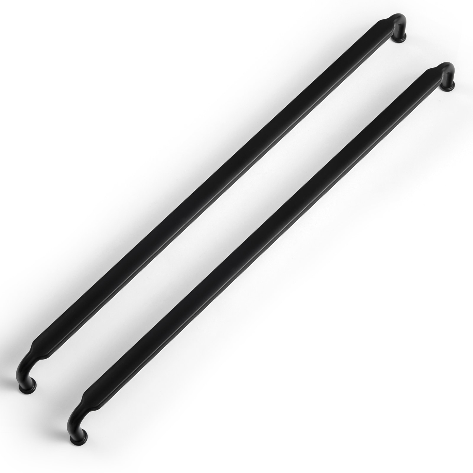 Miaokesen 2202B-320 12-5/8-in , 320mm Center to Center Matte Black Arch Handle Drawer Pull 6 -Pack