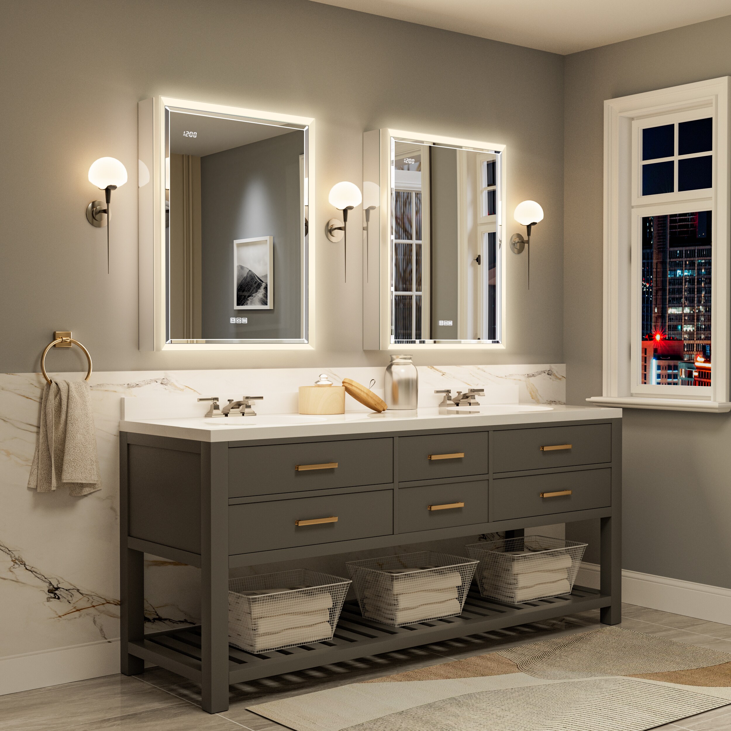 QueenFun WSBLMB2026 Bathroom-Medicine-Cabinets - View #4