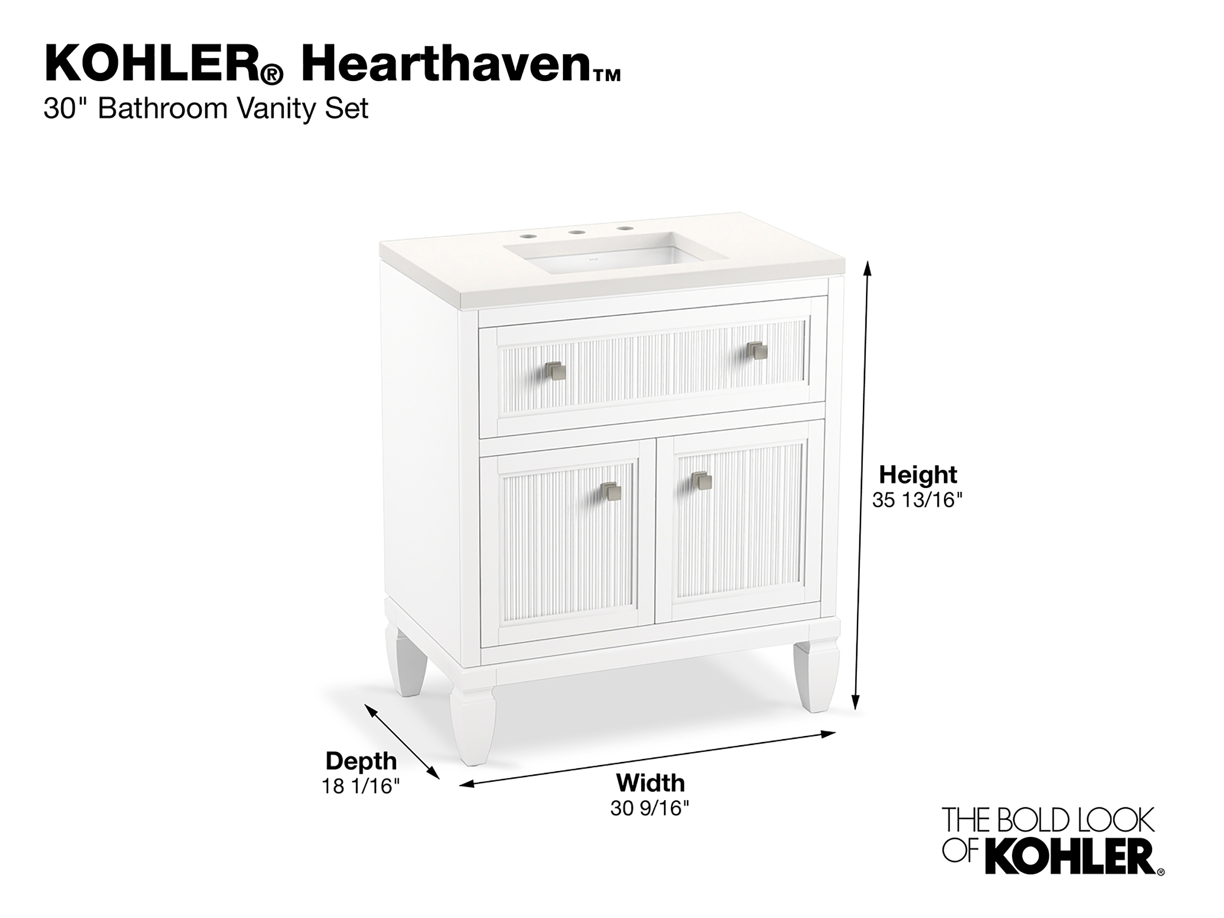 KOHLER 33536-ASB-0 Bath-Vanity-Combo - View #9