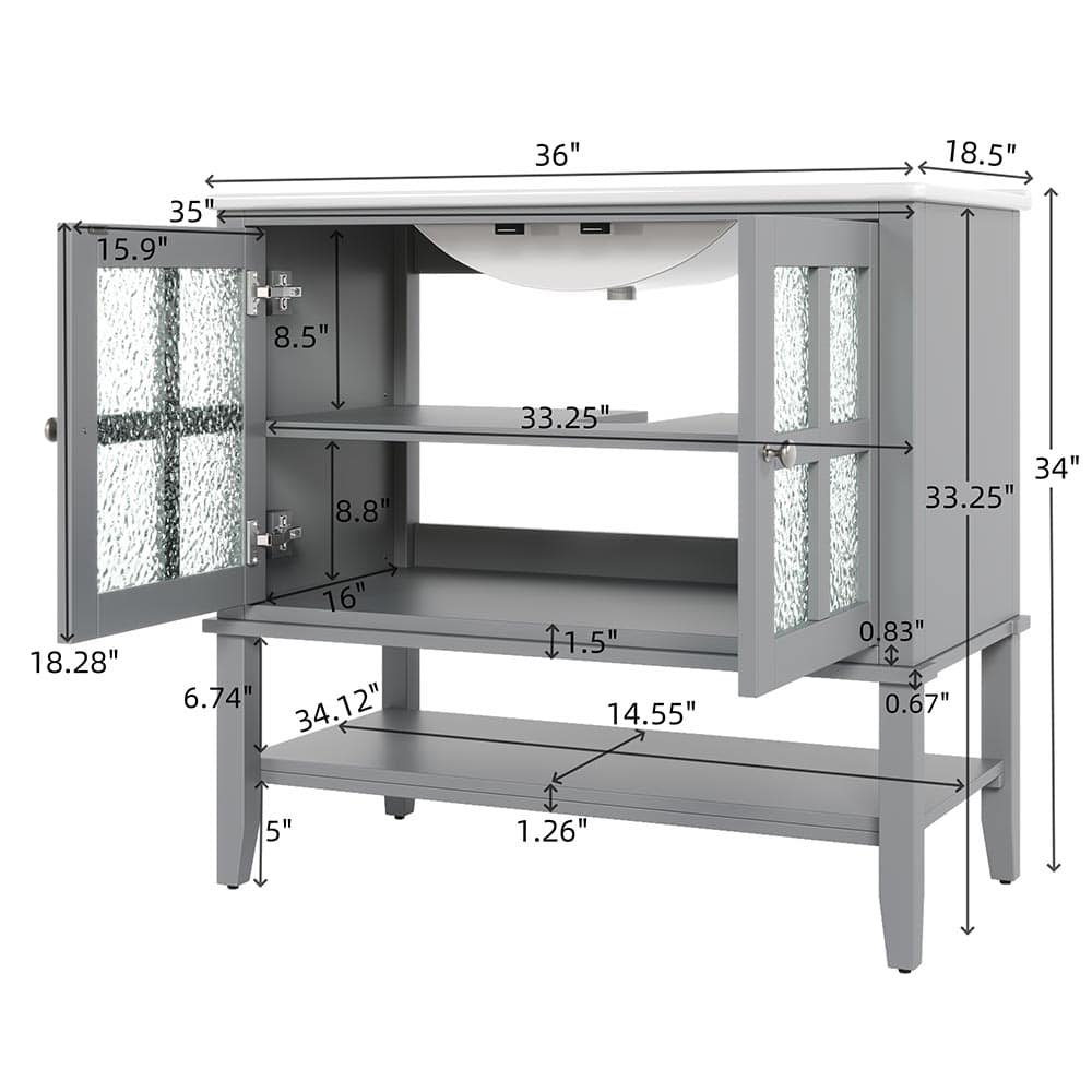JUJABU ZJBATHVANITY-2 Bath-Vanity-Combo - View #4