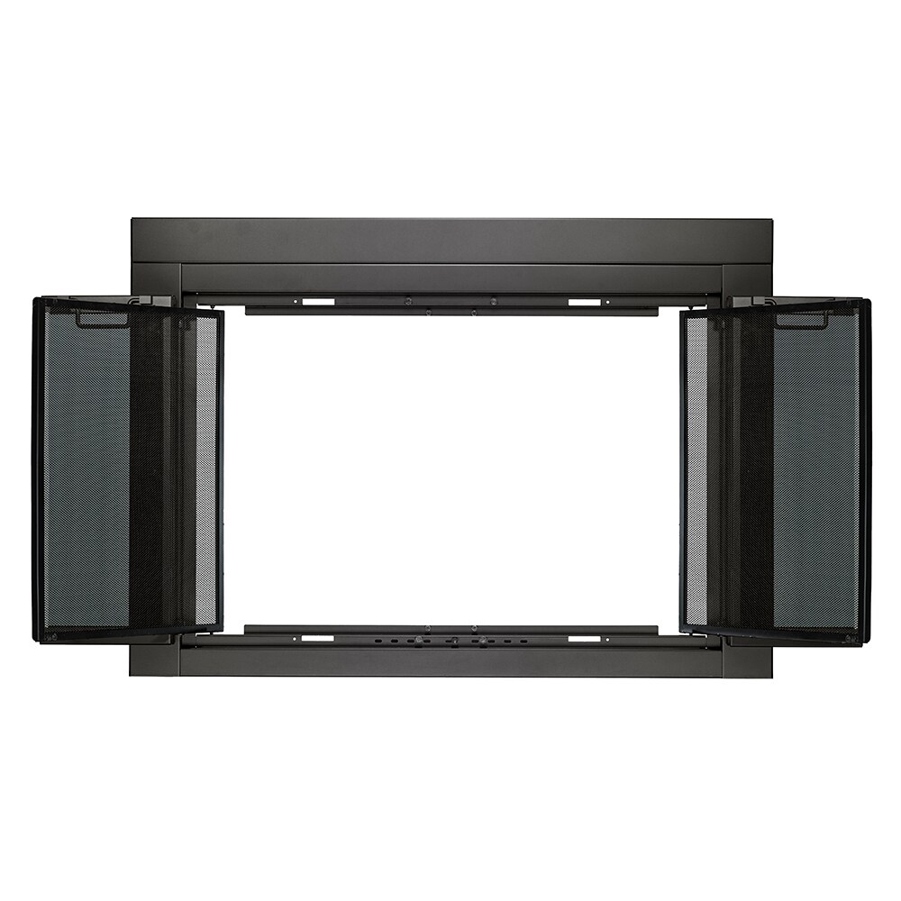 allen + roth FPDS602SLV Glass-Fireplace-Doors - View #6