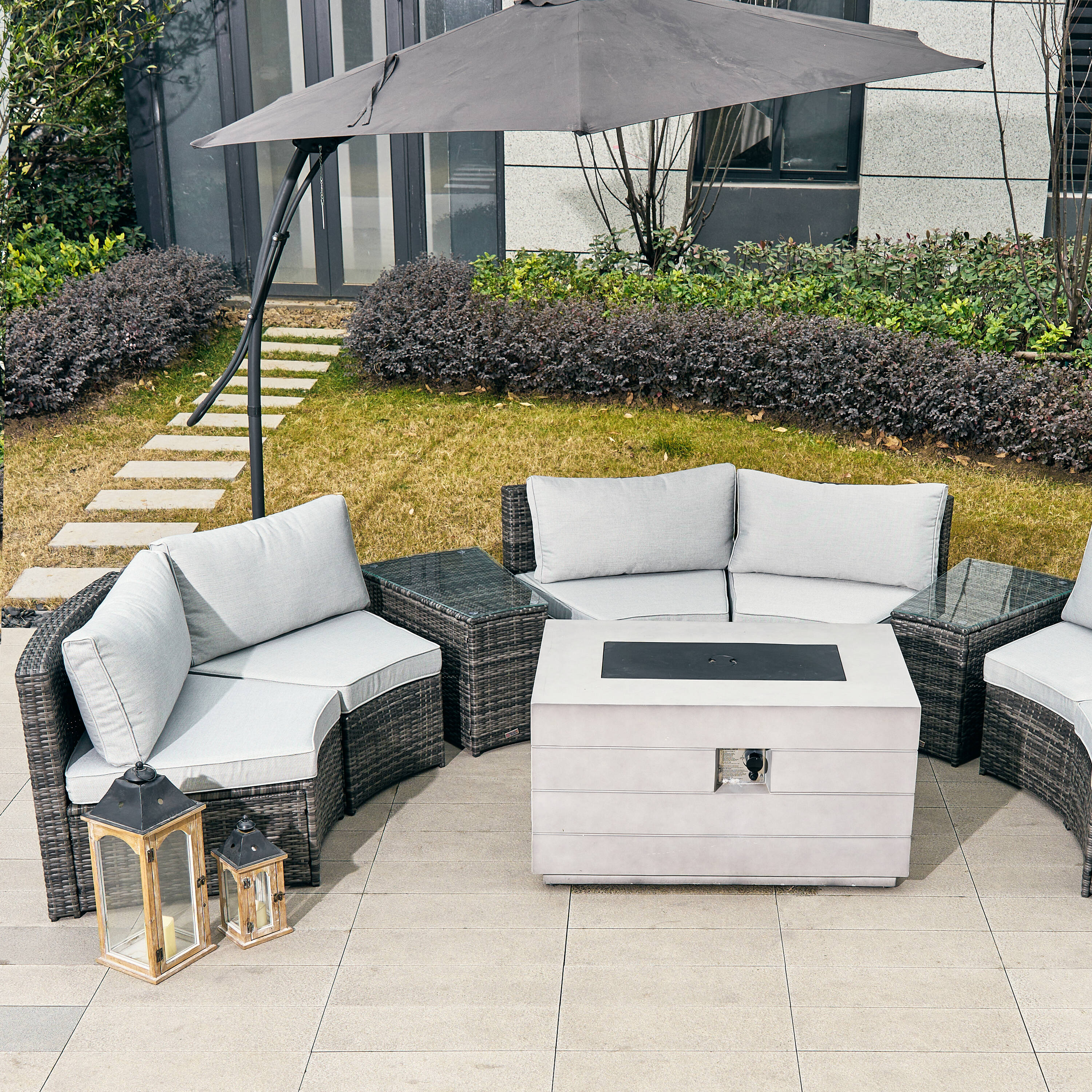 Direct Wicker DWS-1205B6S2T&2150G Patio-Conversation-Sets - View #8