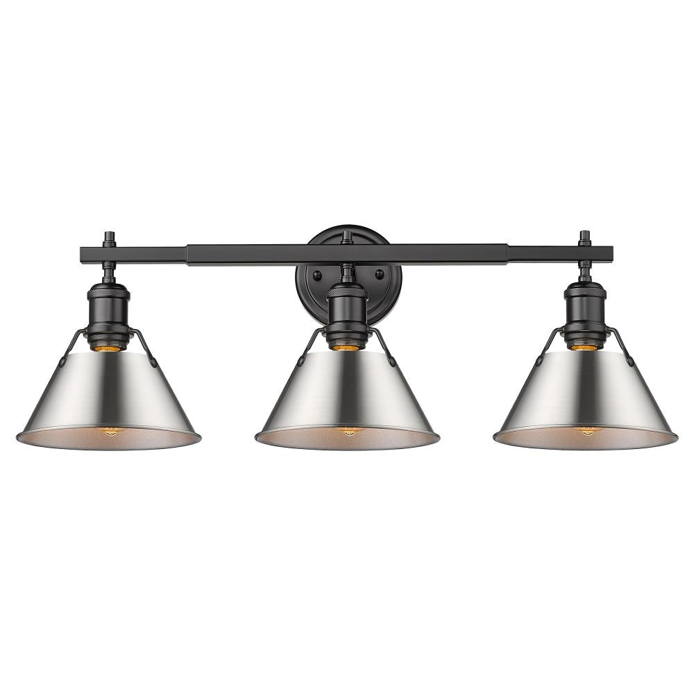 Golden Lighting 3306-BA3 BLK-PW b089995 - View #3