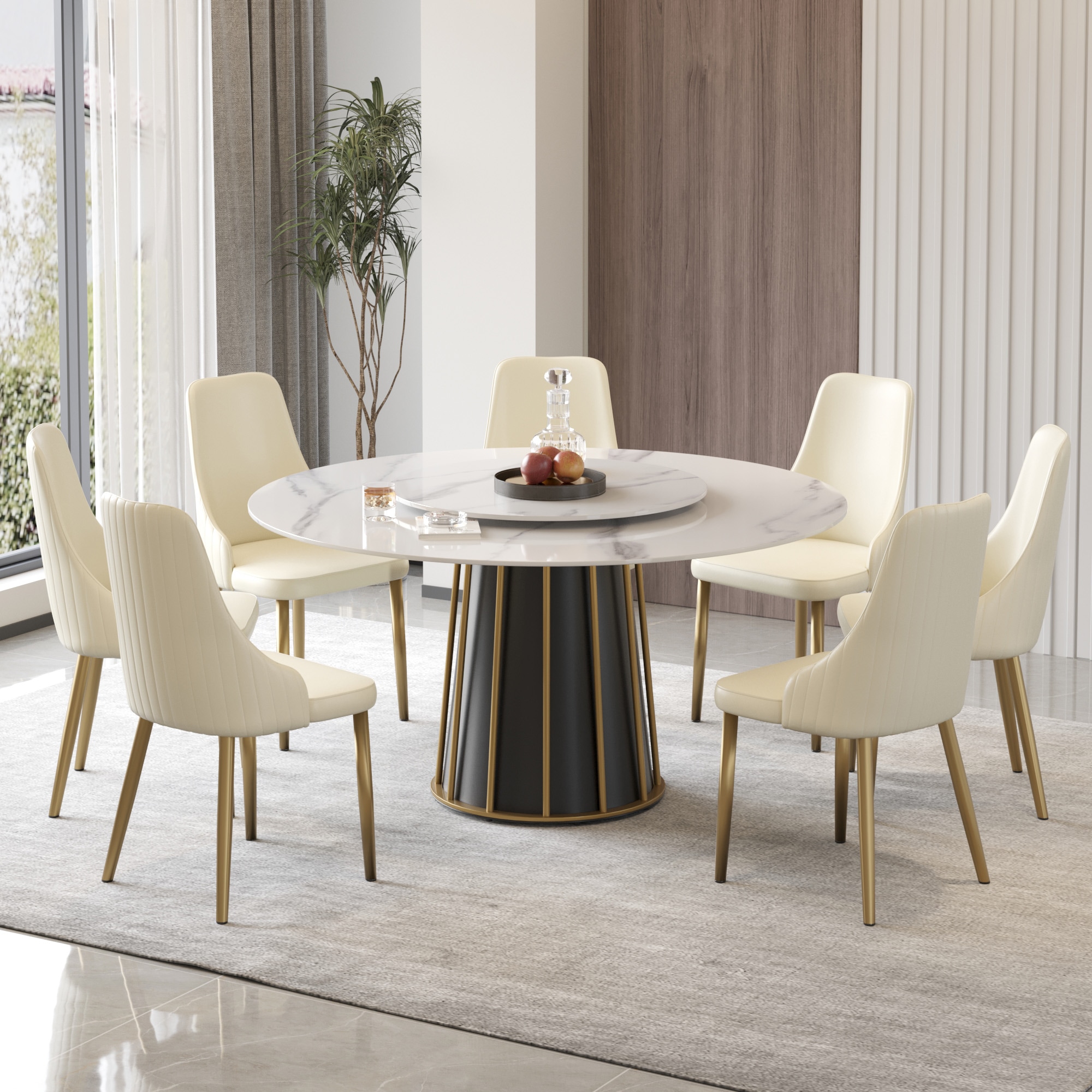 BuotiqHom DH-AT-150W80W-4B Dining-Tables - View #2