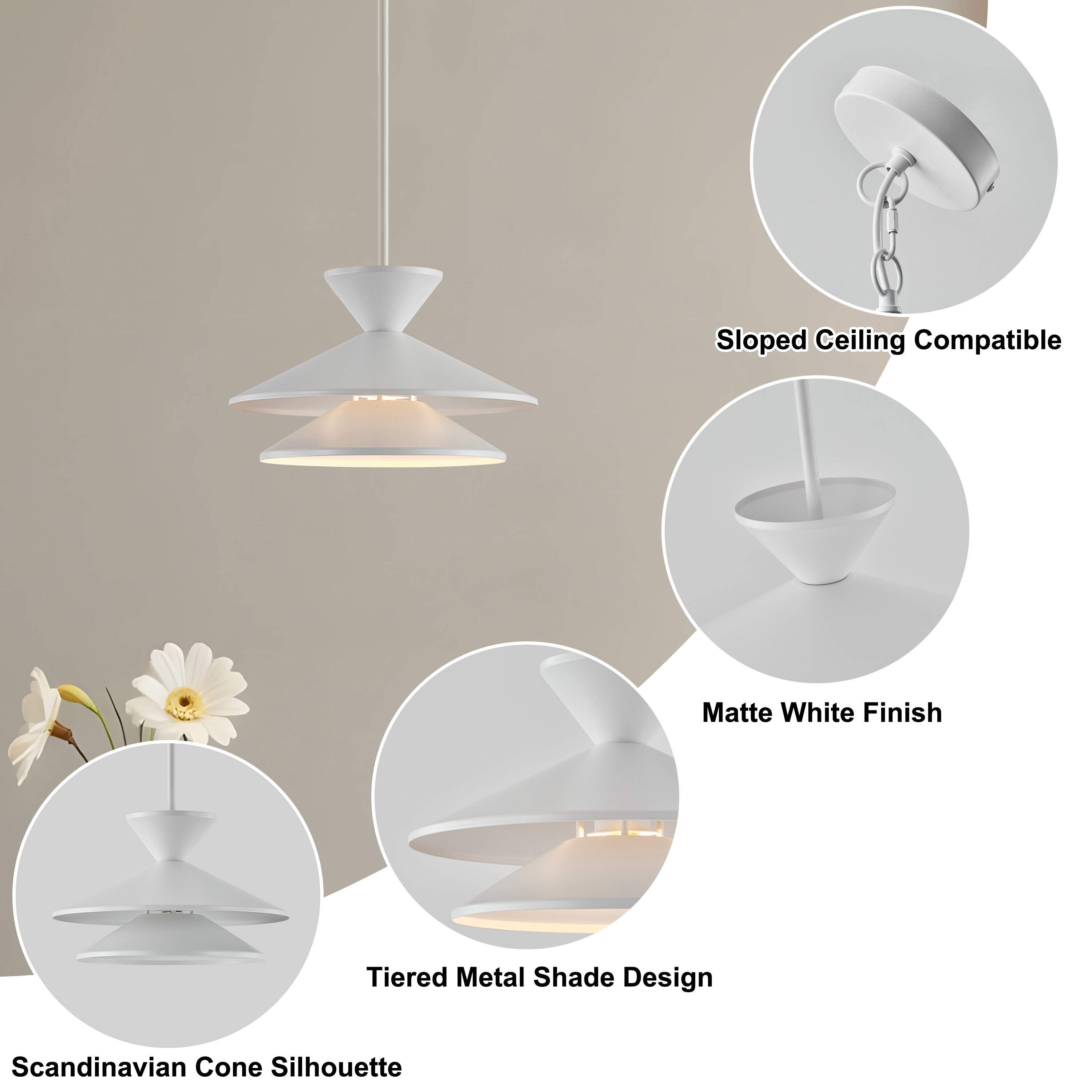 GoYeel ZP214WH01 Pendant-Lights - View #3