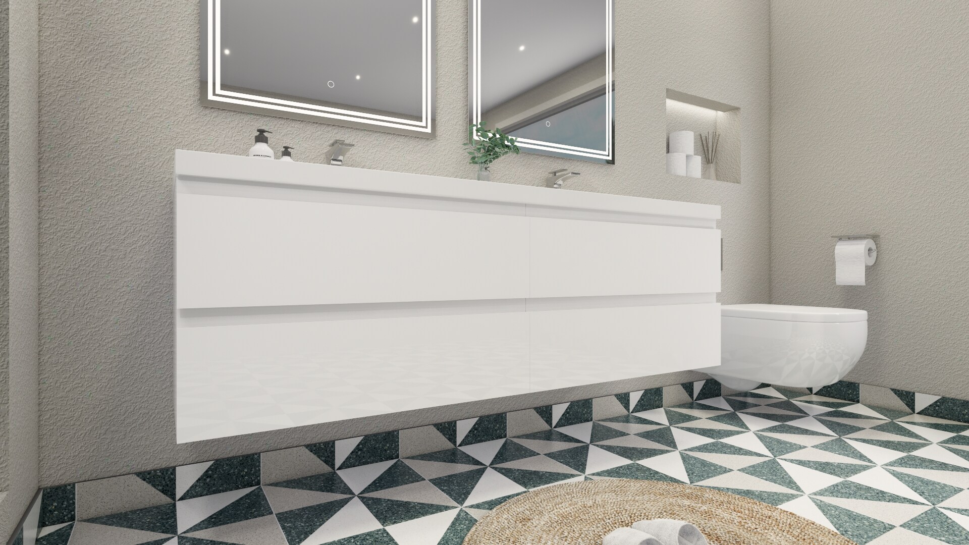 Moreno Bath MOB72-GW Bath-Vanity-Combo - View #6