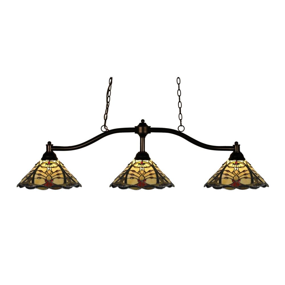 Z-Lite 147BRZ-Z14-46 Chance 3-Light Bronze Transitional Kitchen Island Light