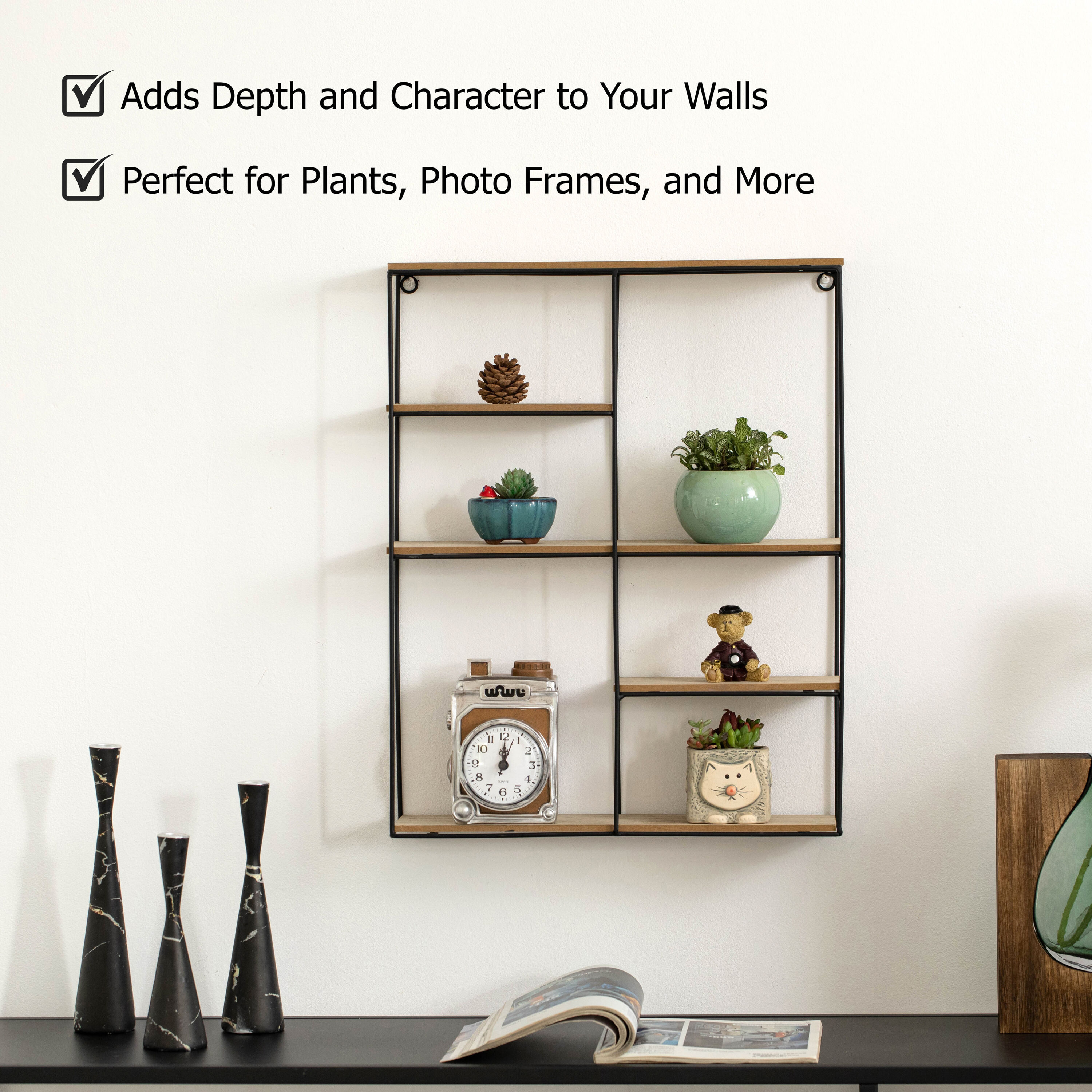 Vintiquewise QI004691.SQ Wall-Mounted-Shelving - View #5