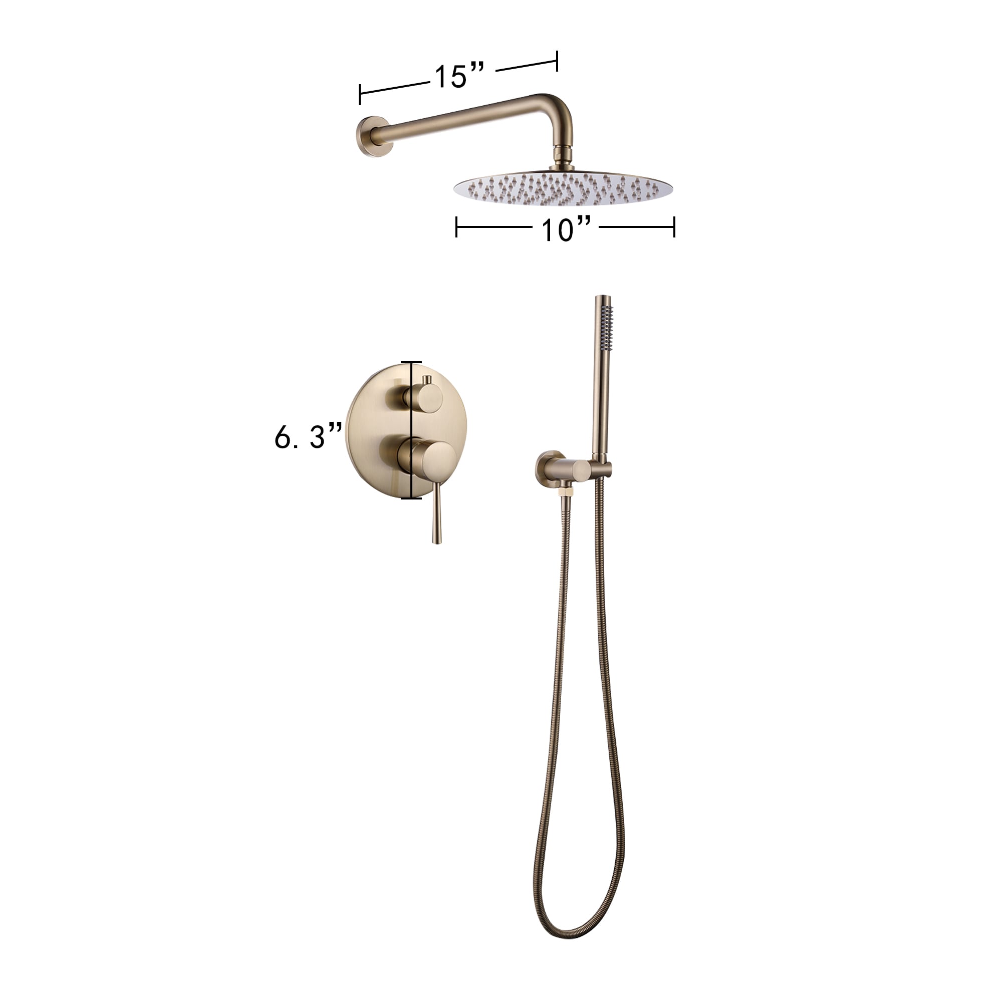 WELLFOR WB-H#RB0822 Showerhead-Bar-Panels - View #6