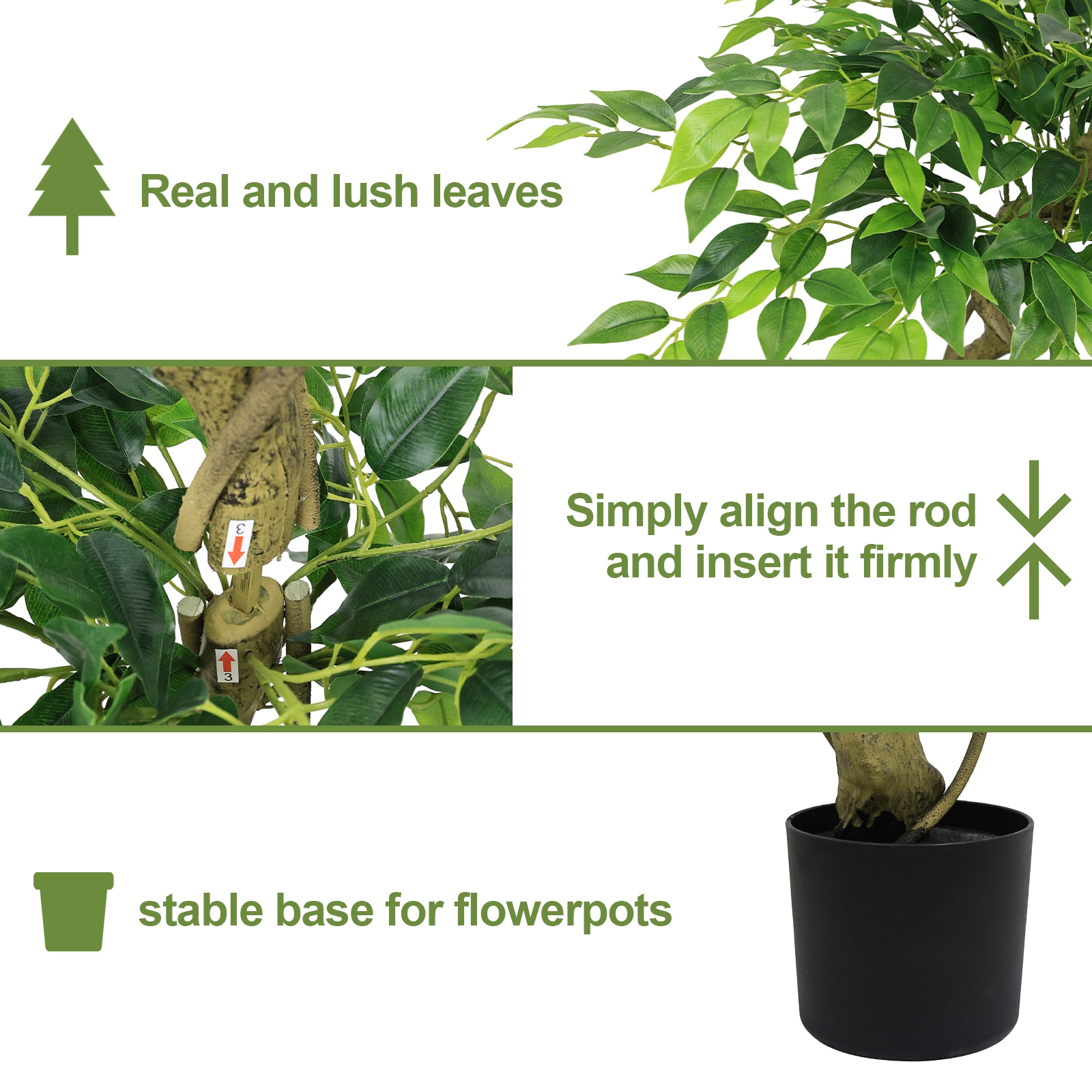 Poinic VVPP458719 Artificial-Plants-Trees - View #4