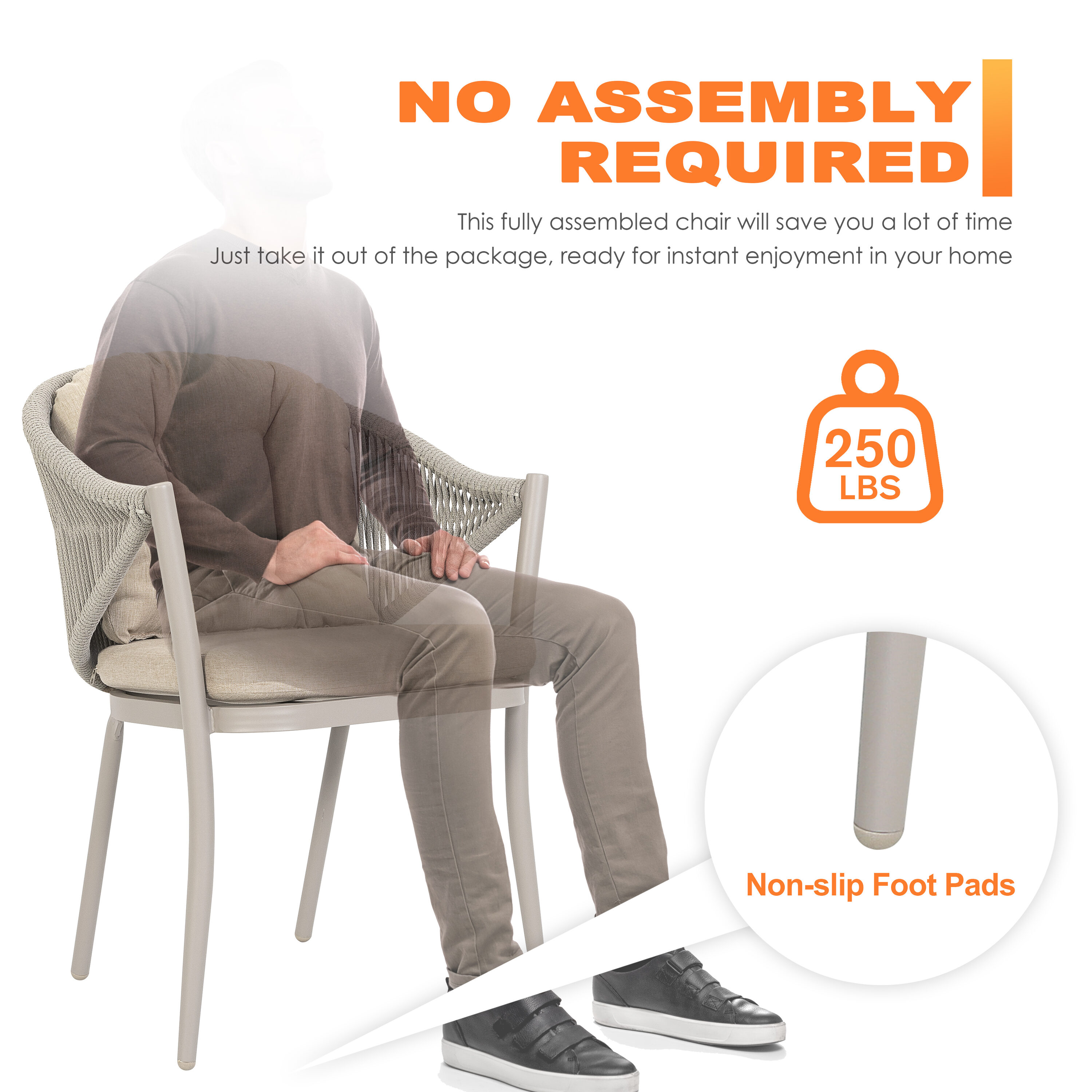 Nuu Garden DW101-KF Patio-Chairs - View #10