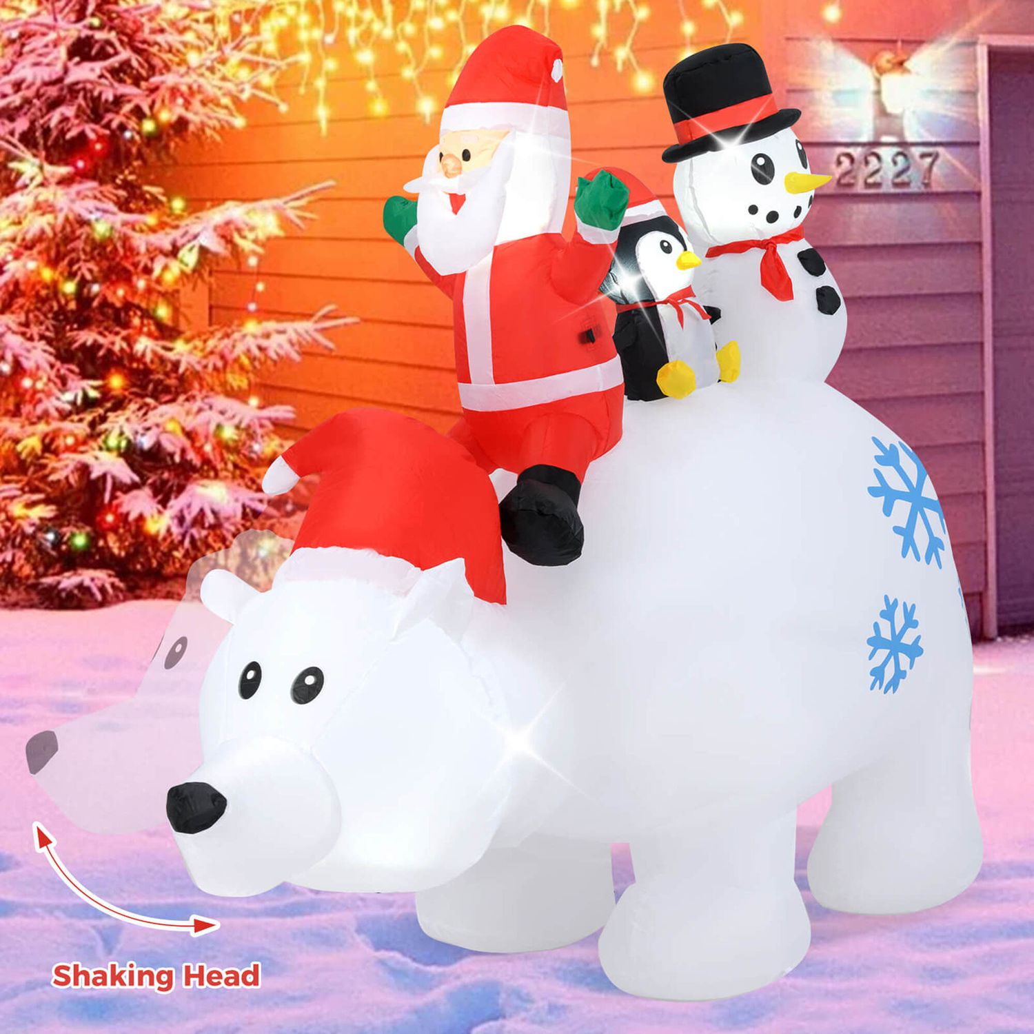 Costway HCST04345 Christmas-Inflatables - View #5