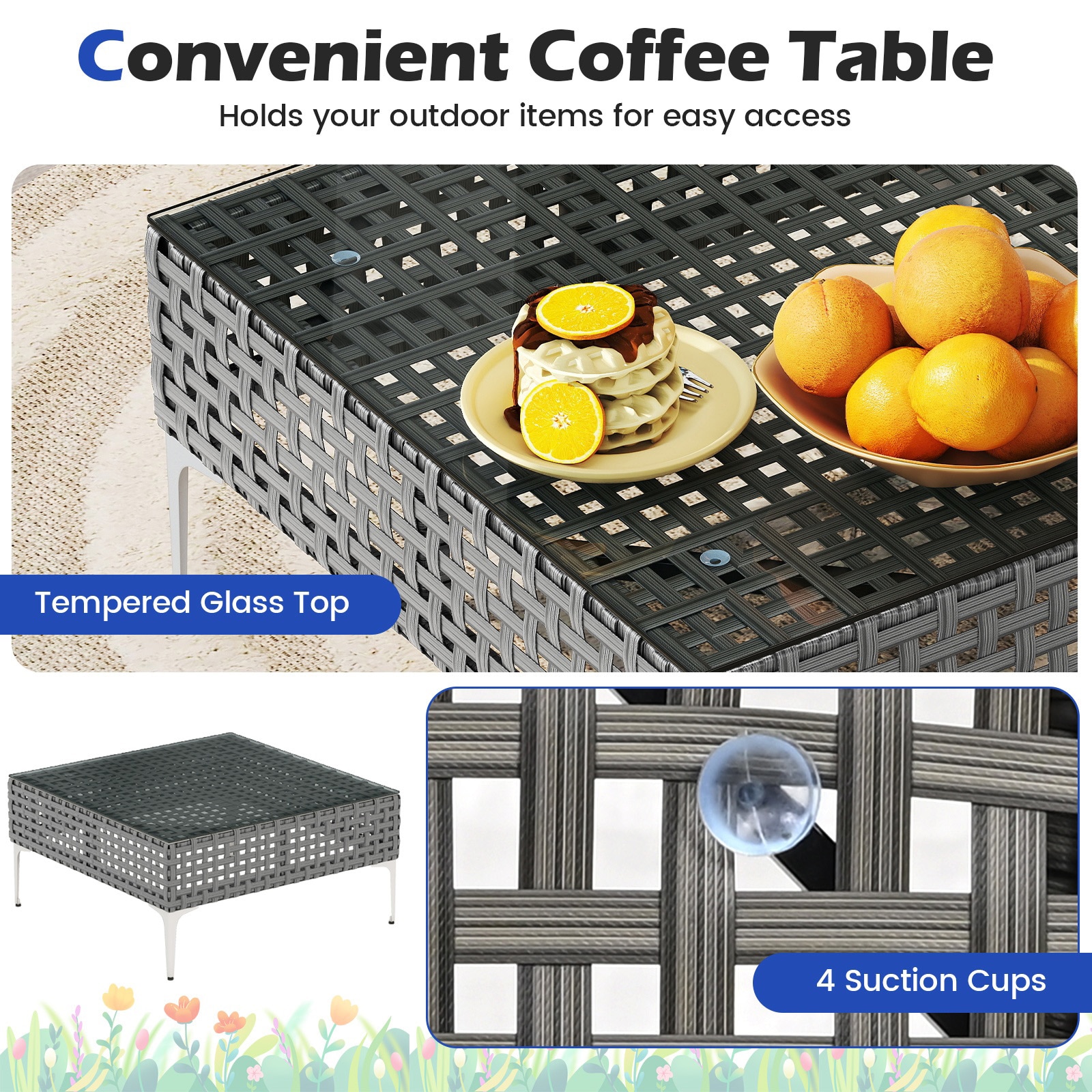 Volenca VOL-8XB7MC Patio-Conversation-Sets - View #5